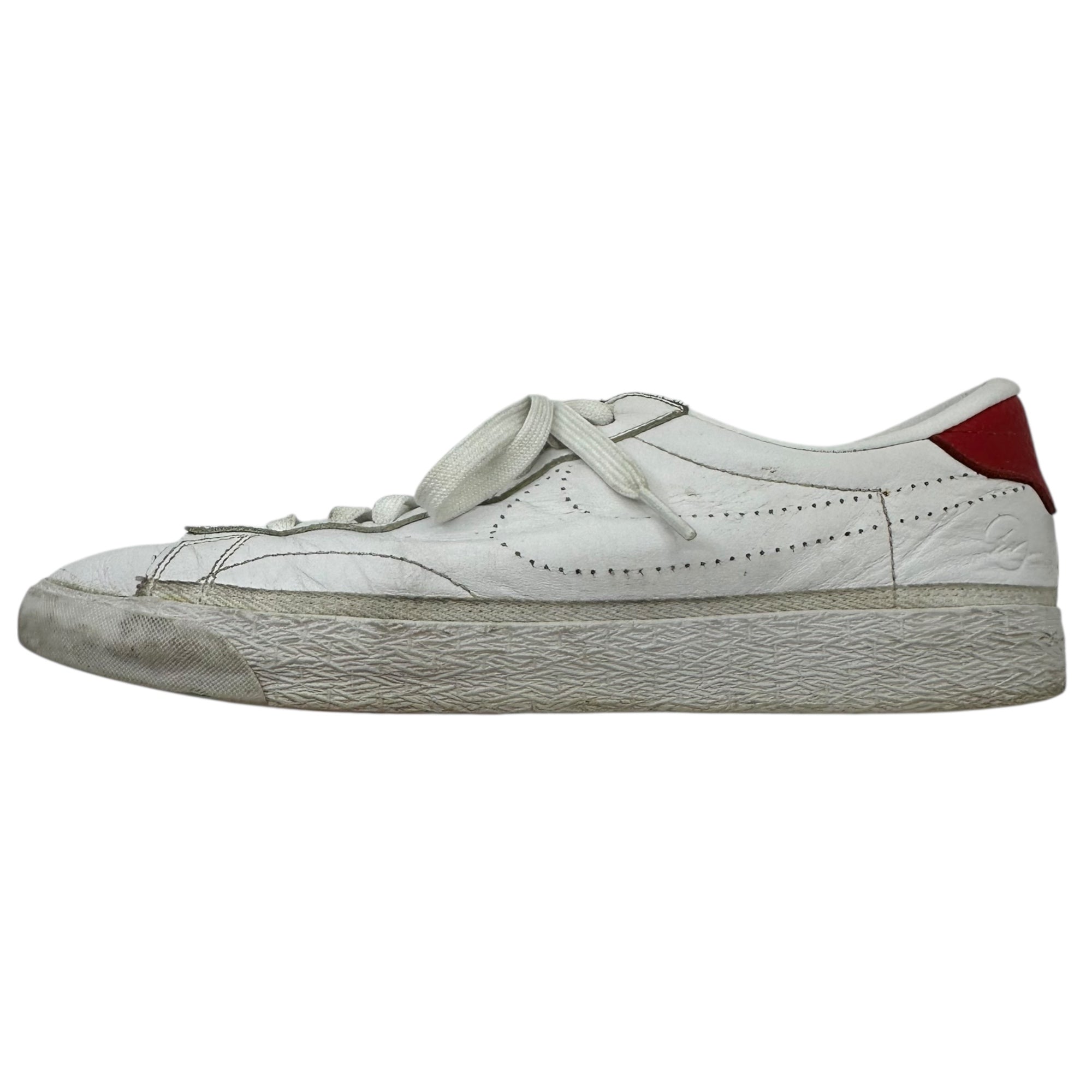 NIKE×FRAGMENT DESIGN(ナイキ×フラグメントデザイン) AIR ZOOM TENNIS CLASSIC AC/FGMT エアズーム テニス クラシック 857953-115 29cm ホワイト×レッド ローカット スニーカー コラボ