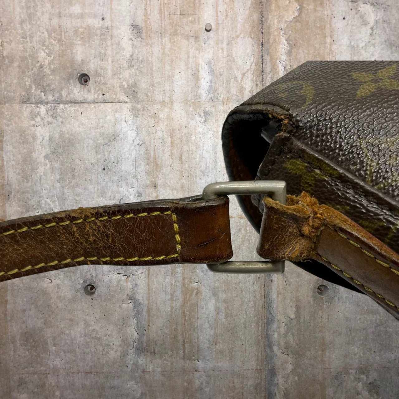 LOUIS VUITTON(ルイヴィトン) 70’s シャンティGM モノグラム ショルダー バッグ M51232 GM ブラウン/モノグラム ECLAIRジップ 推定70年代