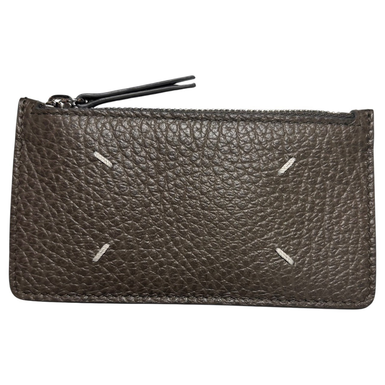 MAISON MARGIELA(メゾンマルジェラ) CARD HORLDER ZIP EW カードホルダー カードケース S56UI0143 グレージュ 箱・購入証明書付属 フラグメントケース