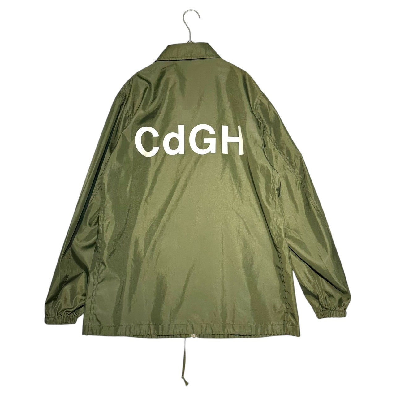COMME des GARCONS HOMME(コムデギャルソンオム) 99AW back logo zip-up coach jacket バックロゴ ジップアップ コーチ ジャケット 田中オム HJ-1007070 FREE カーキ AD1999