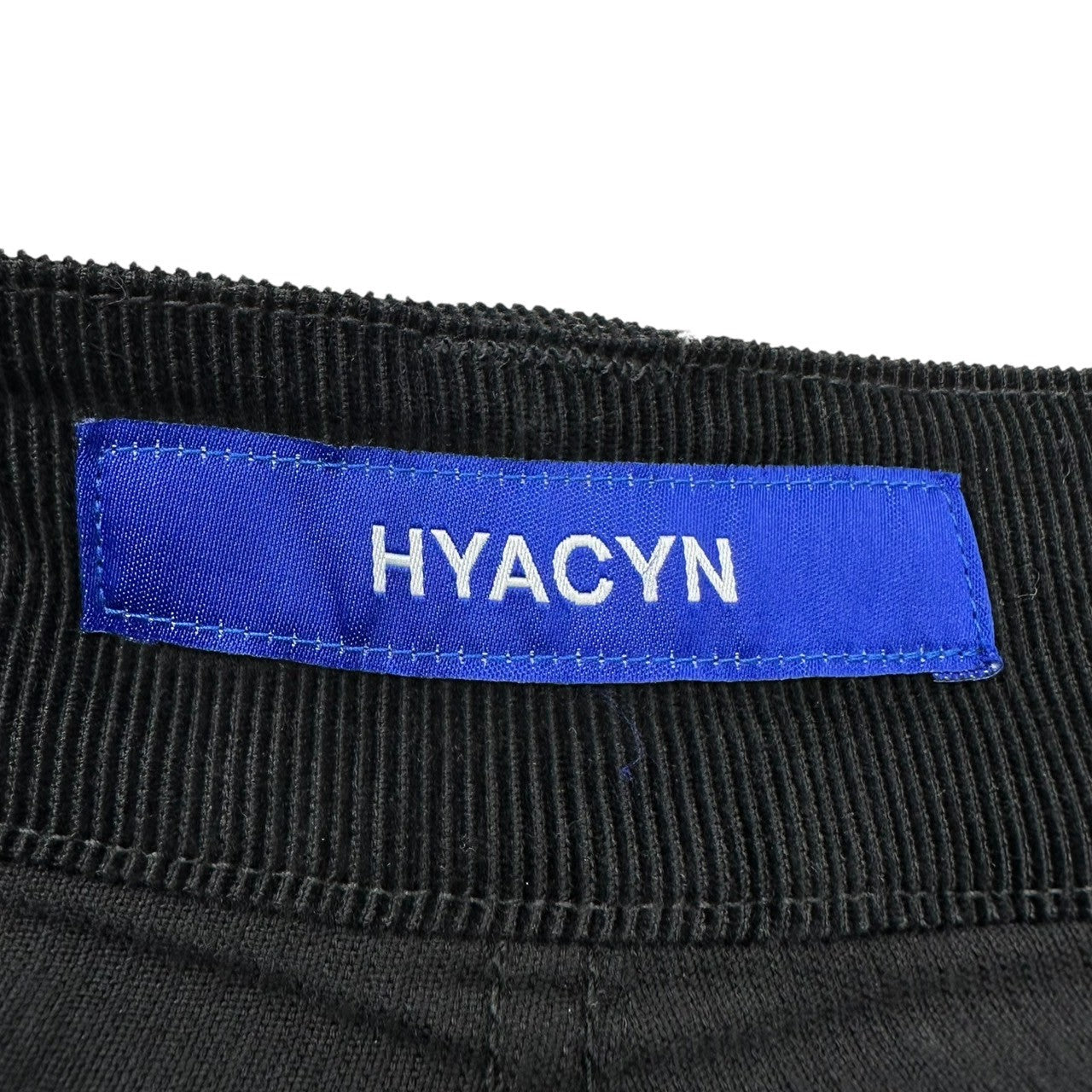 HYACYN(ハイアシン) Multi-Functional Pocket Corduroy Baggy Wide Shorts 多機能 ポケット コーデュロイ バギー ワイド ショーツ ハーフパンツ RTW24-25 XL ブラック