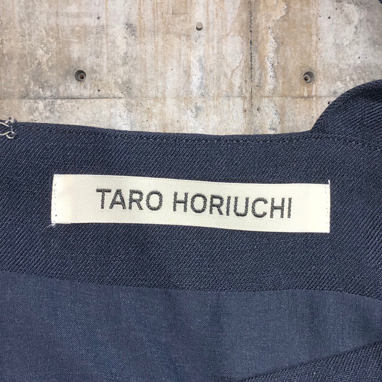 TARO HORIUCHI(タロウホリウチ) オフショルダーウエストギャザーワンピース 1901-DR05-112 FREE ネイビー