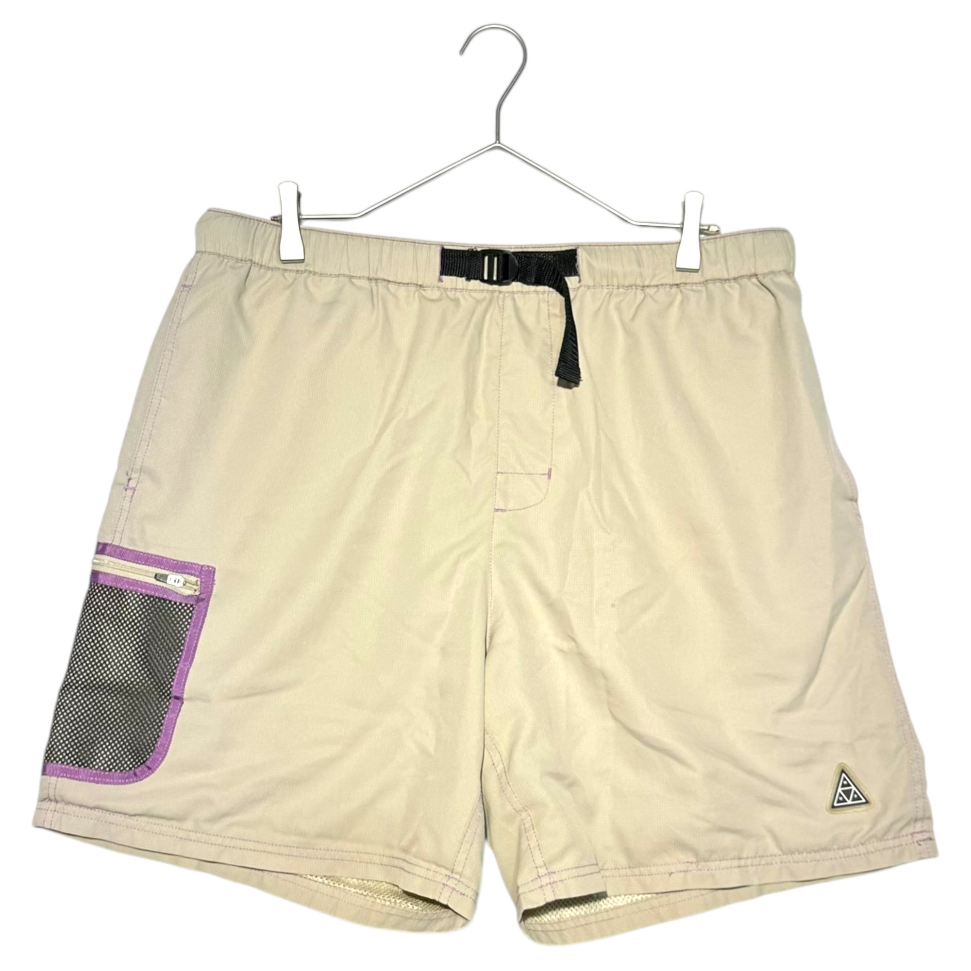 HUF(ハフ) Mesh Pocket Swim Shorts Half Pants メッシュ ポケット スイム ショーツ ハーフパンツ M ベージュ