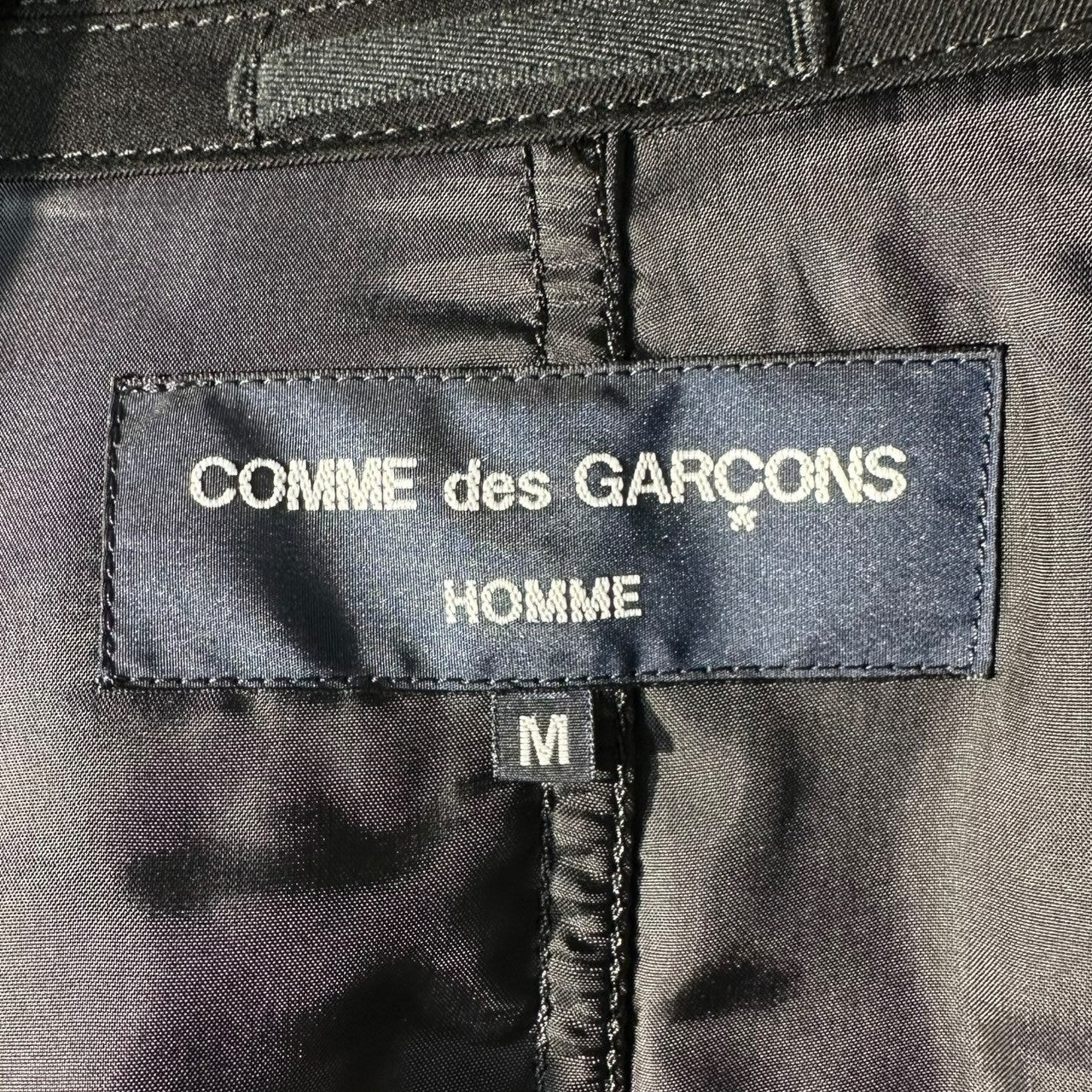 COMME des GARCONS HOMME(コムデギャルソンオム) Classic 2B Tailored Jacket クラシック 2ボタン テーラード ジャケット HB-J101 M ブラック AD2020