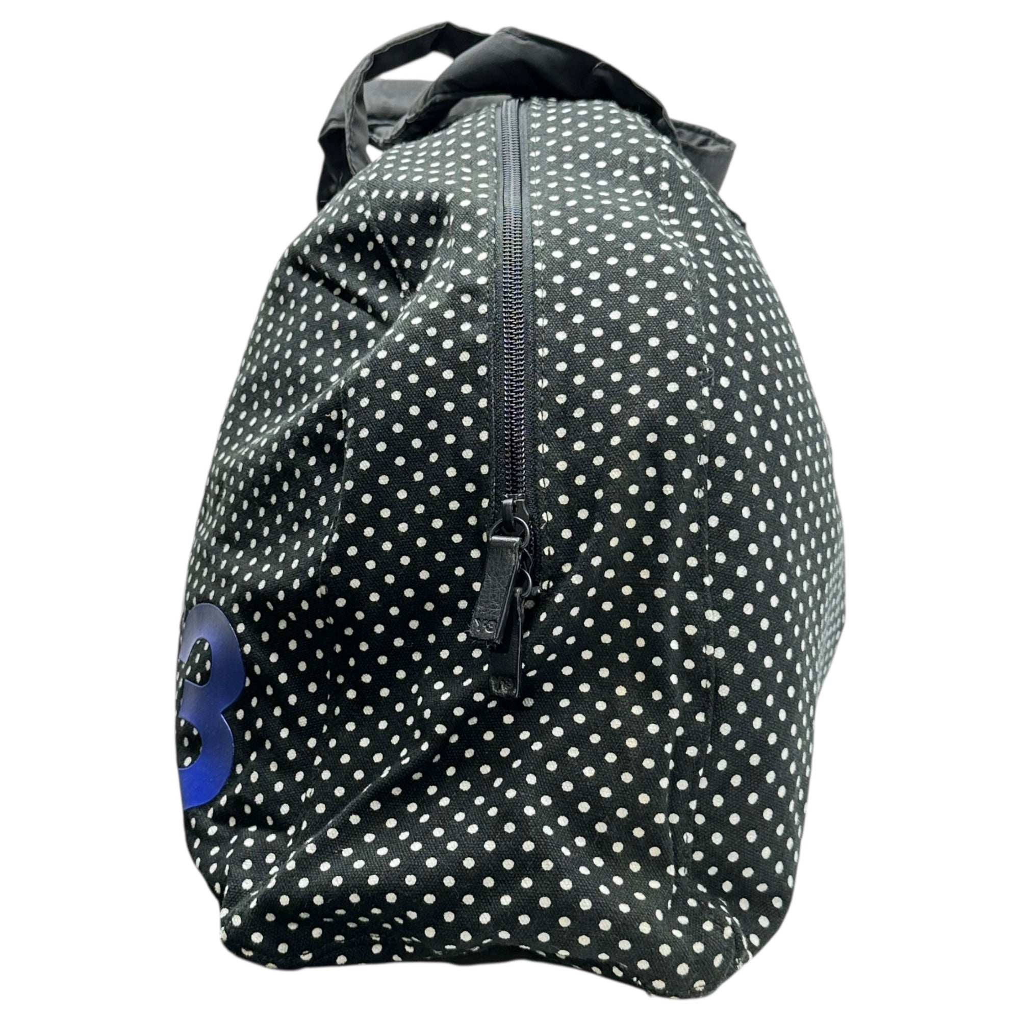 Y-3(ワイスリー) Logo Print Dot Pattern Boston Bag ロゴ プリント ドット柄 ボストン バッグ V87291 ブラック×ホワイト