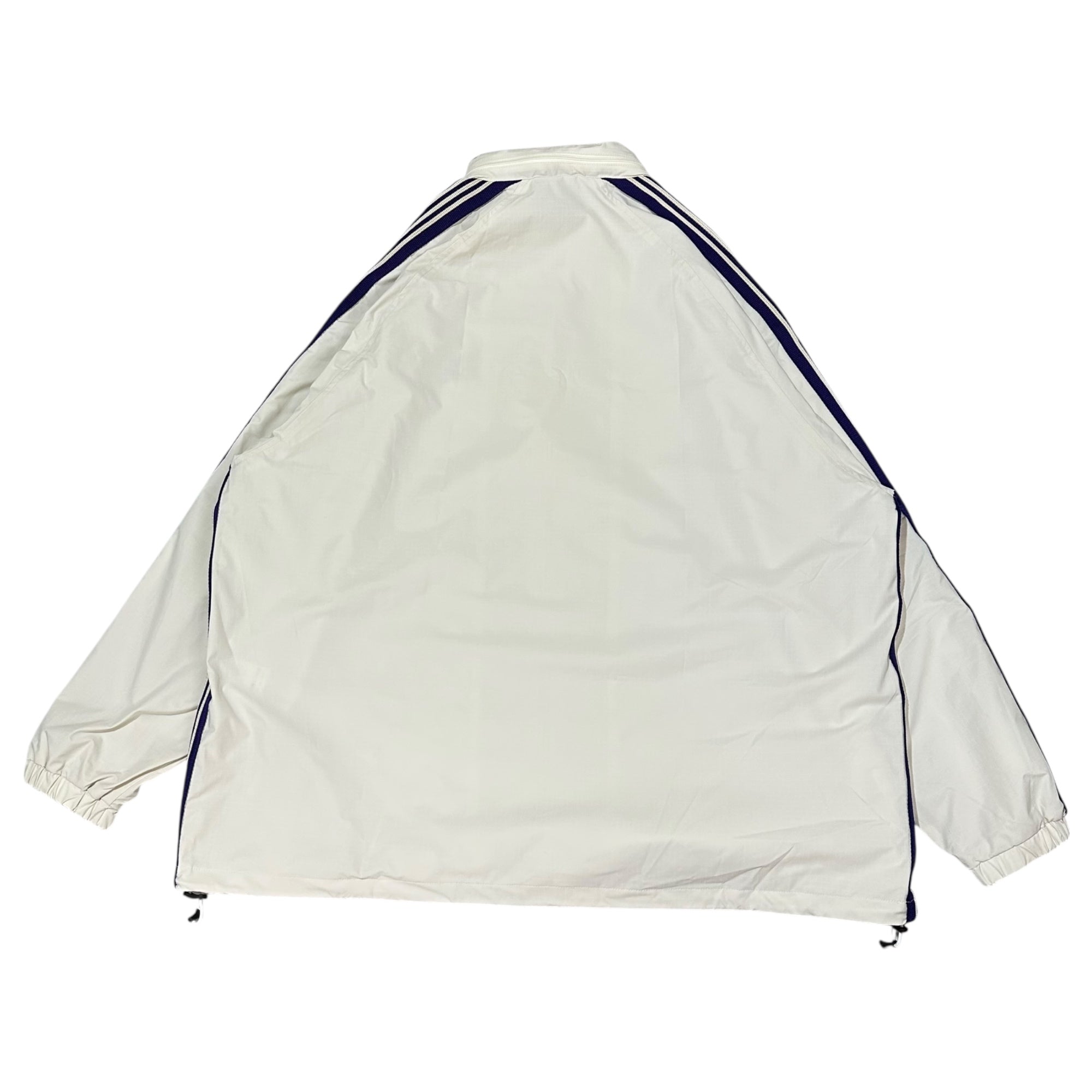 NEEDLES×DC SHOES(ニードルズ×ディーシー) Jog Jacket - Poly Ripstop ナイロン トラック ジャケット MR605 M ホワイト×パープル ジャージ