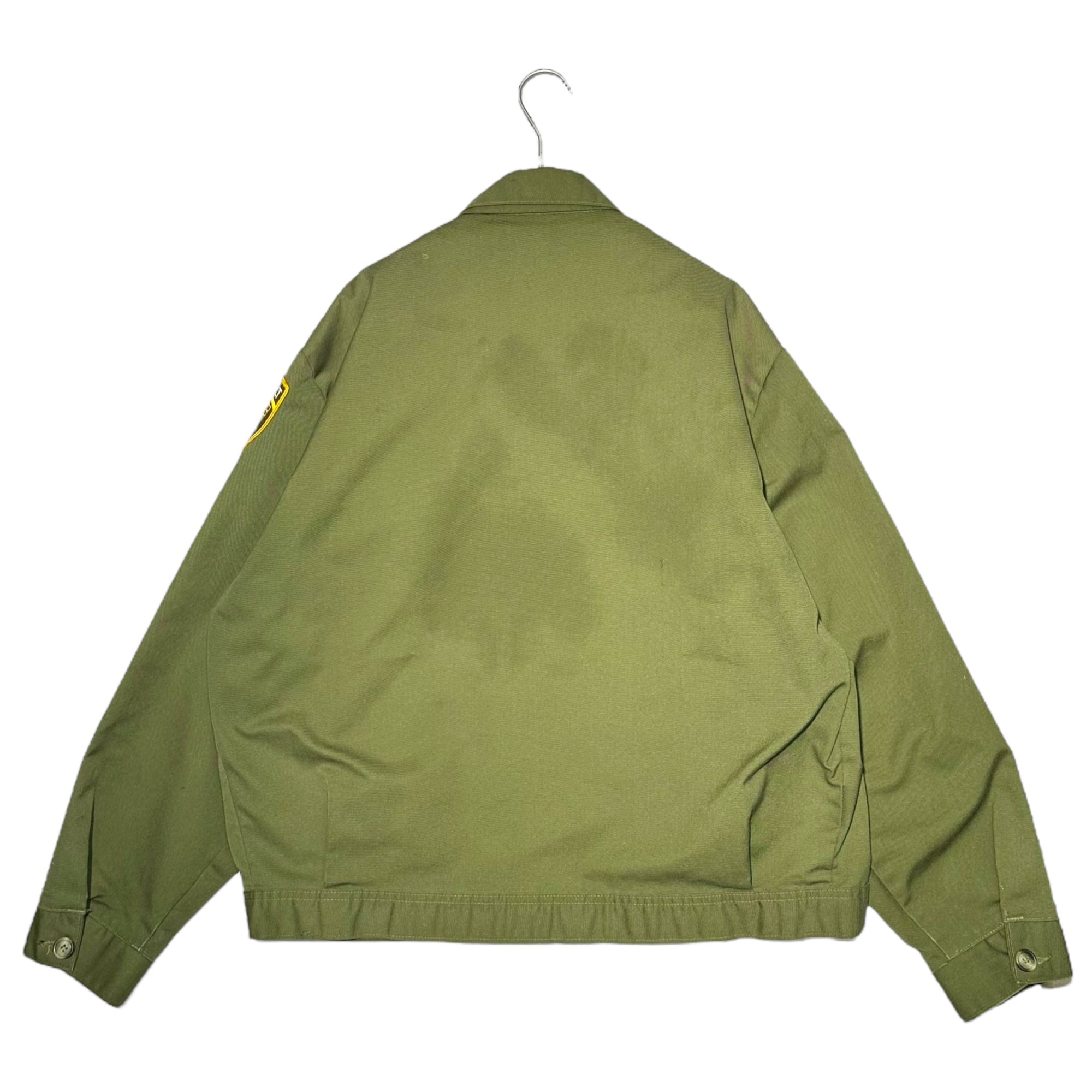 OSHKOSH(オシュコシュ) 70's ~ 80's USA made Military Jacket ミリタリー ジャケット 46R グリーン 70年代~80年代 IDEALジップ ブルゾン MCF - Faribaultワッペン