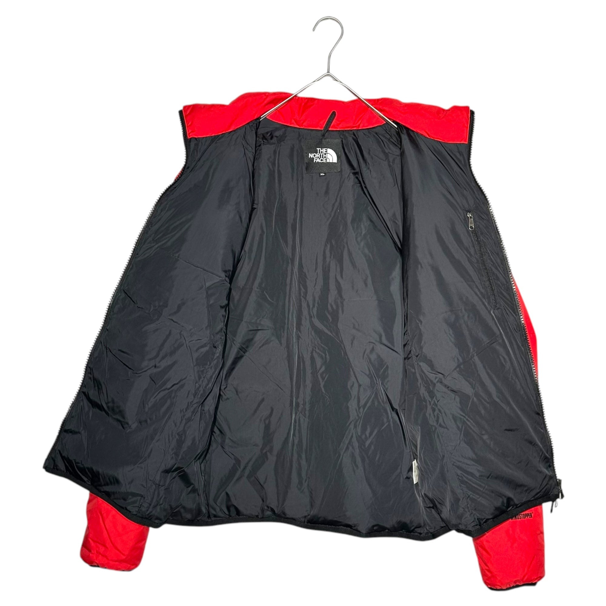 THE NORTH FACE(ノースフェイス) WINDSTOPPER BELAYER ビレイヤー ダウン ジャケット ND91335Z XL レッド アウトドア