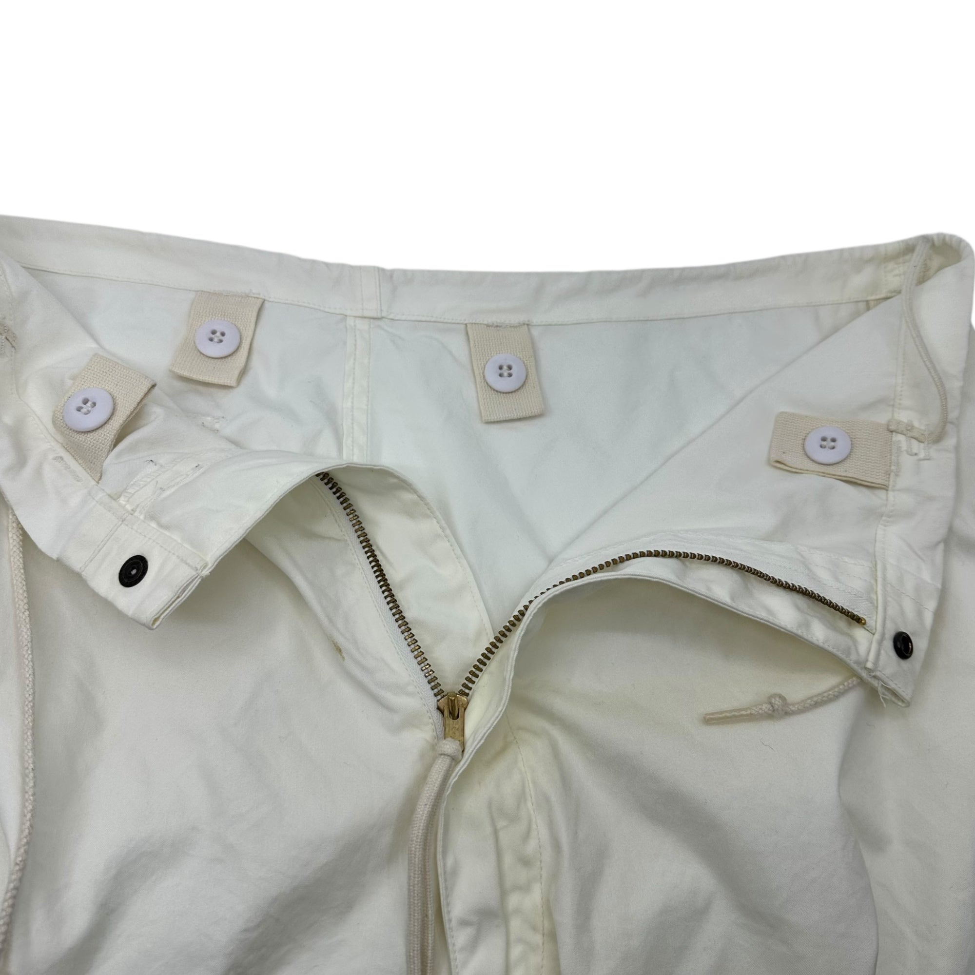 US ARMY(アメリカ軍) 00's Camo Over Pants スノーカモ オーバー パンツ 8415-00-935-0571 M ホワイト 00年代 米軍 ワイド ミリタリー