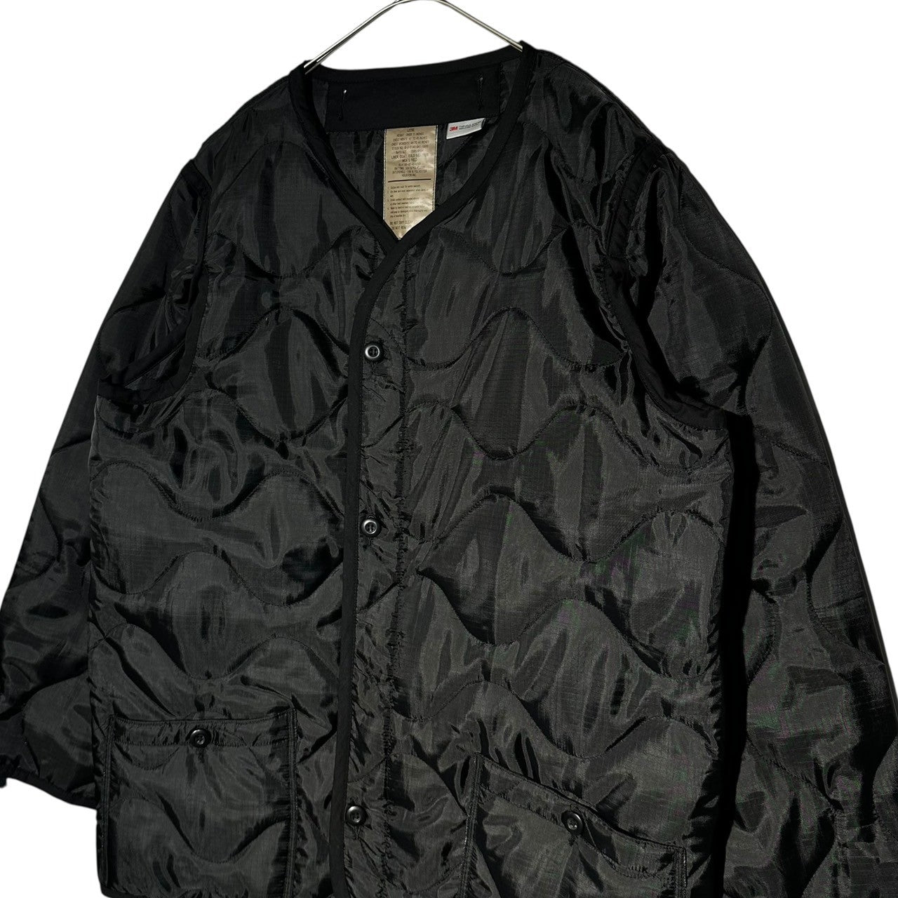 HOUSTON(ヒューストン) ”3M THINSULATE” M-65 Field Liner Jacket フィールド ライナー ジャケット 50909 L ブラック ミリタリー キルティング