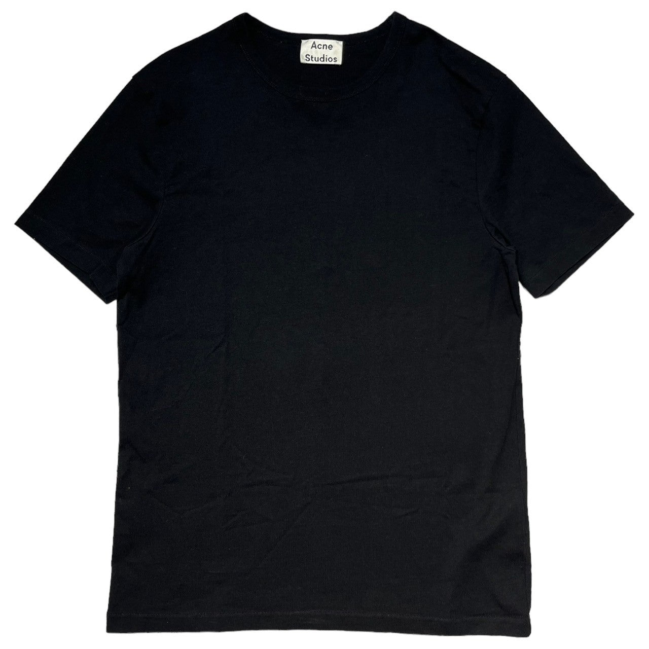 Acne Studios(アクネストゥディオズ) Plain S/S T-shirt 無地 半袖 Tシャツ S ブラック