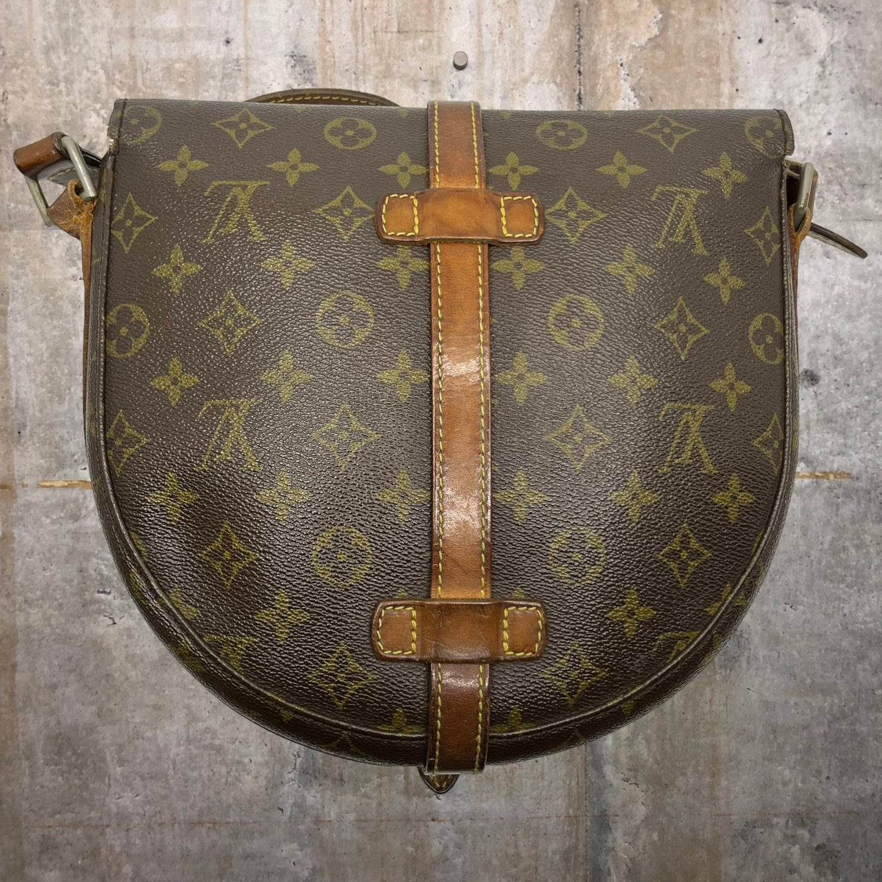 LOUIS VUITTON(ルイヴィトン) 70’s シャンティGM モノグラム ショルダー バッグ M51232 GM ブラウン/モノグラム ECLAIRジップ 推定70年代