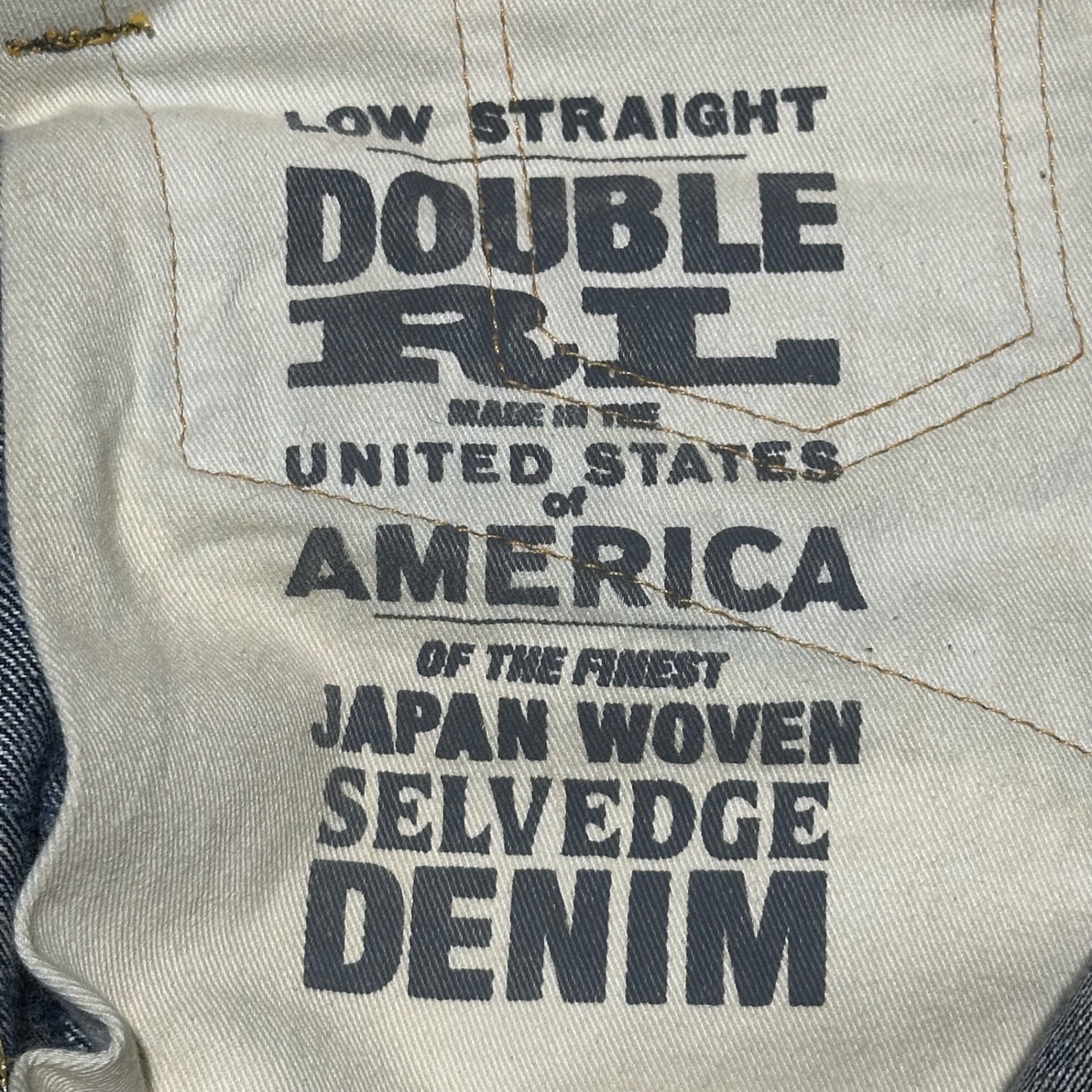 RRL(ダブルアールエル) LOW STRAIGHT JEANS ”SPRING CREEK 2” ロー ストレート ジーンズ W28 L32 インディゴ ヴィンテージ加工 デニム パンツ