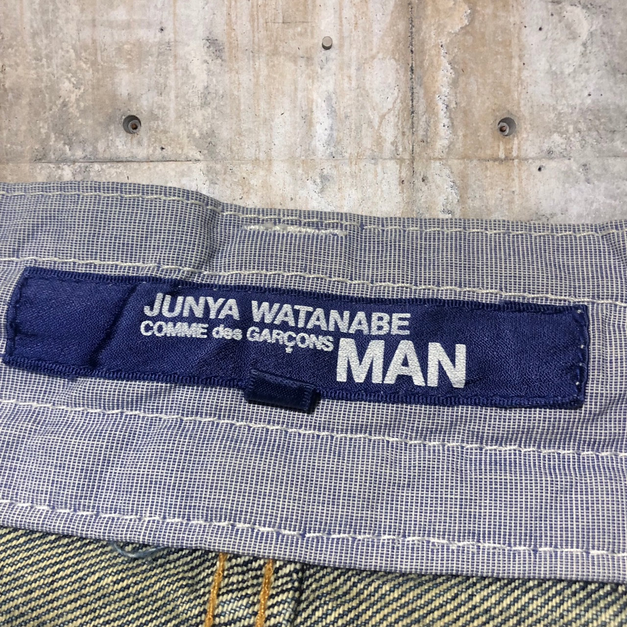 COMME des GARCONS JUNYA WATANABE MAN(コムデギャルソンジュンヤワタナベマン) 16SS裏ペイズリーデニムパンツ WQ-P036 XS ブルー AD2015