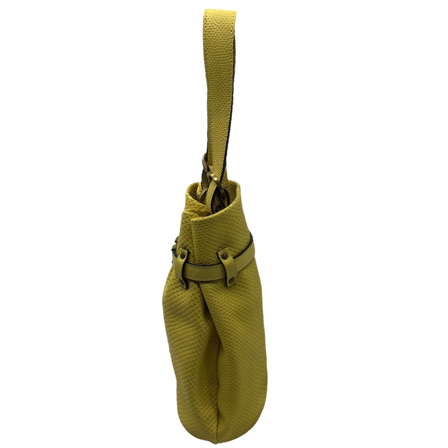 GUCCI(グッチ) exotic leather mini handbag エキゾチック レザー ミニ ハンド バッグ 109076 206027 イエロー