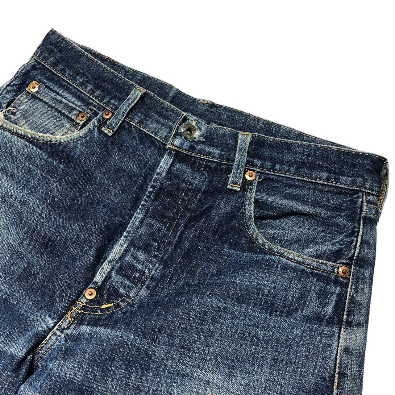 Levi's(リーバイス) 90's 702-XX traight denim pants セルビッチ ストレート デニム パンツ W31 インディゴ 復刻 シンチバッグ 赤耳