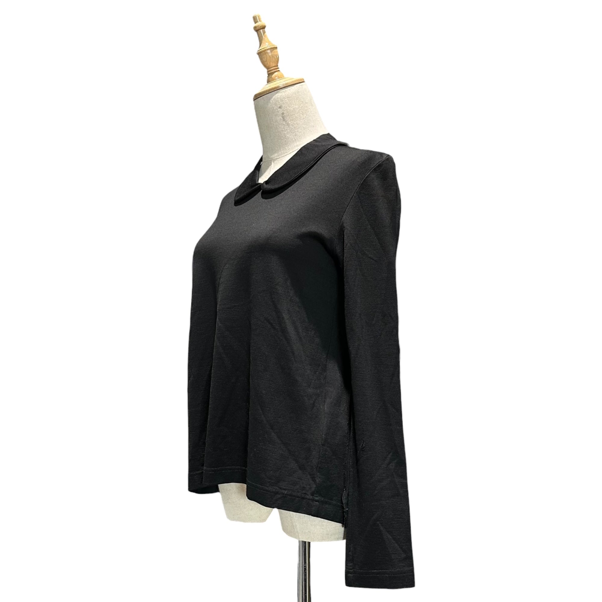 COMME des GARCONS(コムデギャルソン) 11AW Round-neck Wool Blouse 丸襟 ウール ブラウス GH-T022 S ブラック AD2011