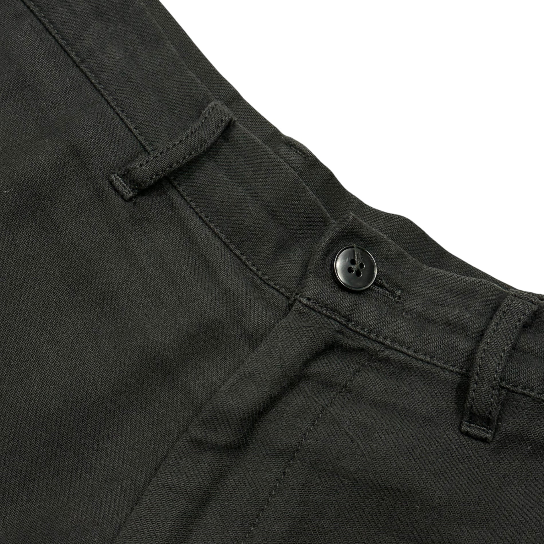 YOHJI YAMAMOTO POUR HOMME(ヨウジヤマモトプールオム) 2011AW Cotton Tapered Trousers コットン テーパード トラウザー HP-P44-014 2 ブラック パンツ