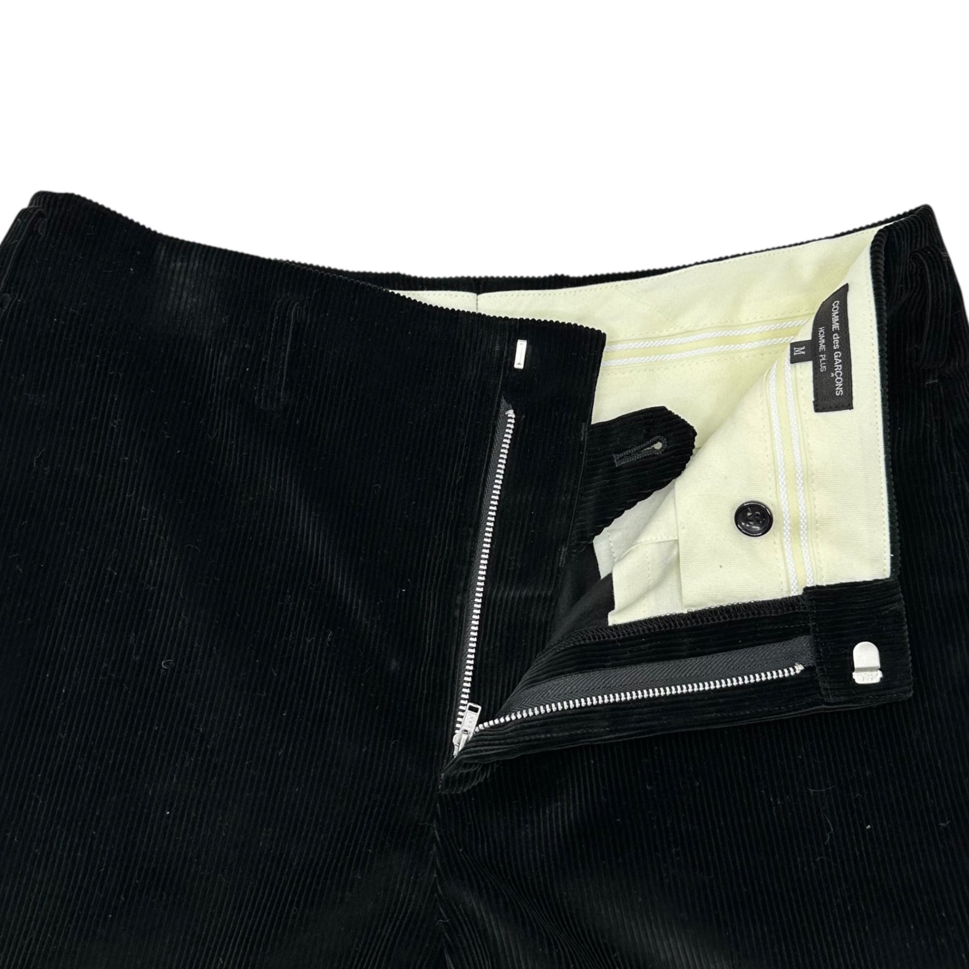 COMME des GARCONS HOMME PLUS(コムデギャルソンオムプリュス) 22AW NOMAD period corduroy straight pants ノーマッド期 コーデュロイ ストレート パンツ PJ-P005 M ブラック AD2022