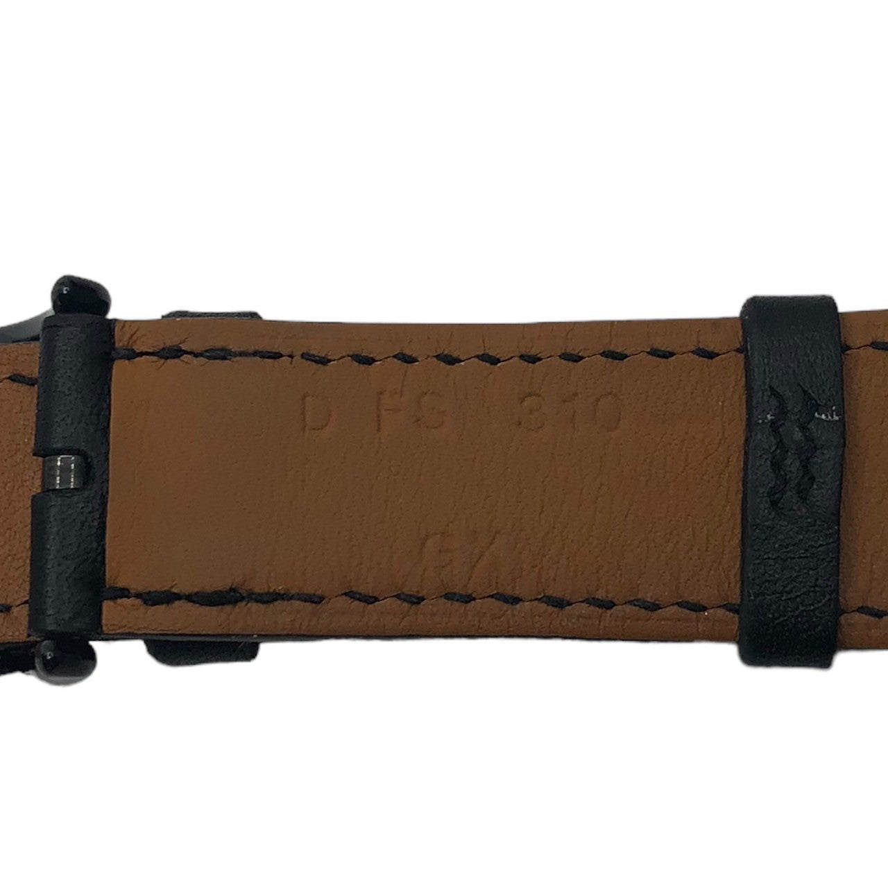 HERMES(エルメス) Apple Watch 用 レザーベルト アップルウォッチ 38/40/41対応 ヴォースイフト ブラック 38.40.41用 スペース ブラックステンレス スチールバックル ヴォースウィフト D刻印 2019年製造