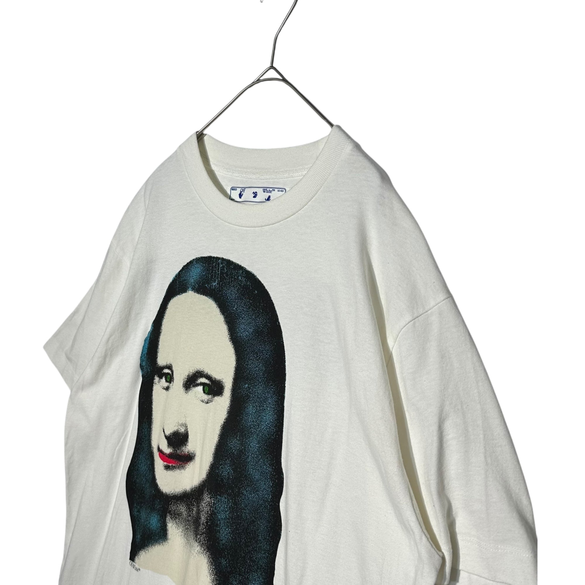 Off-White(オフホワイト) 20SS Mona Lisa Graphic Print T-Shirt モナリザ グラフィック プリント Tシャツ OMAA038E20JER010 XXS ホワイト