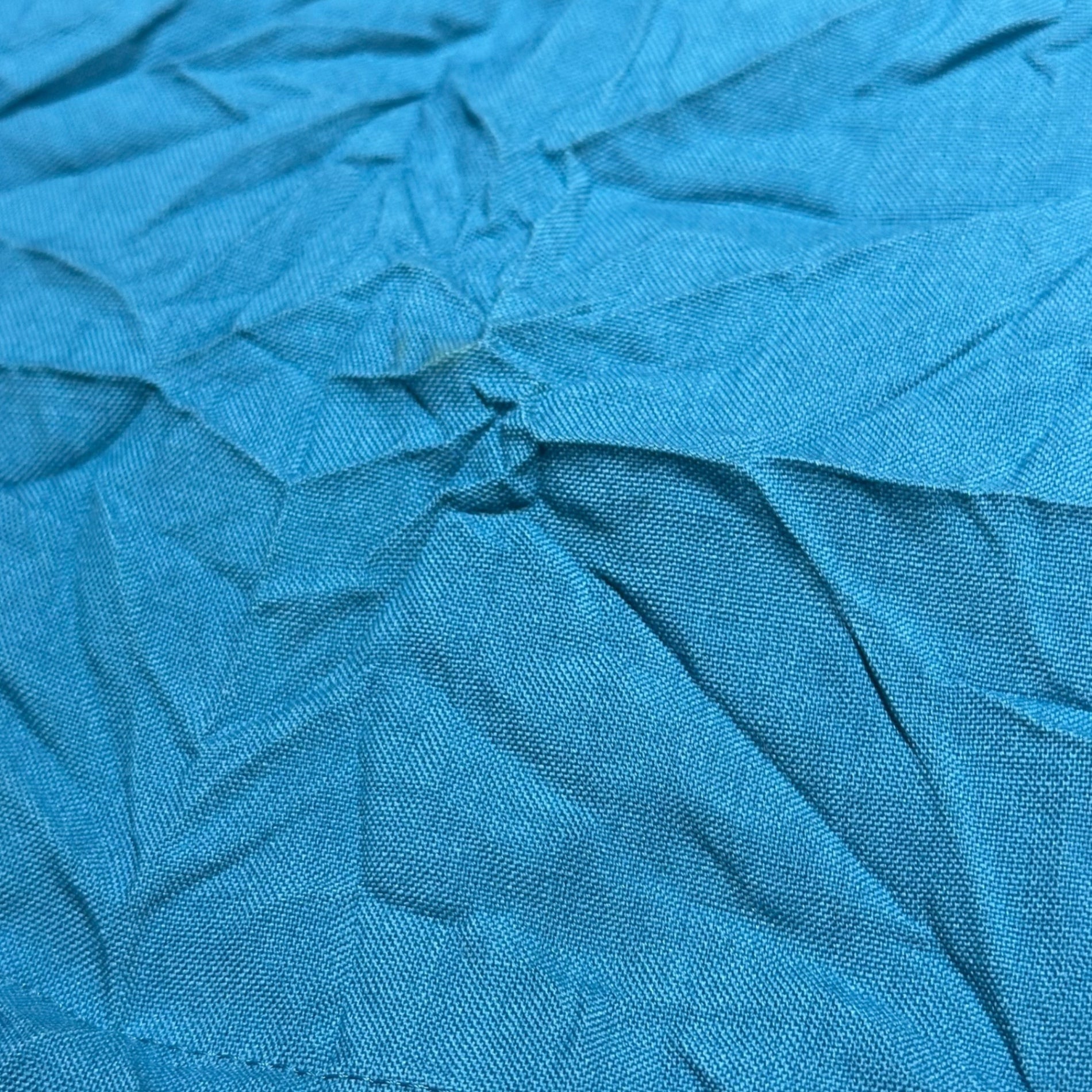 FACETASM(ファセッタズム) Wrinkle-Processed Long Shirt & Wide Cropped Pants Set シワ加工 ロング シャツ & ワイド クロップド パンツ セットアップ TOP:MRC-SH-M10 BOTTOM:MRC-PT-M12 3(S) ブルー セットアップ