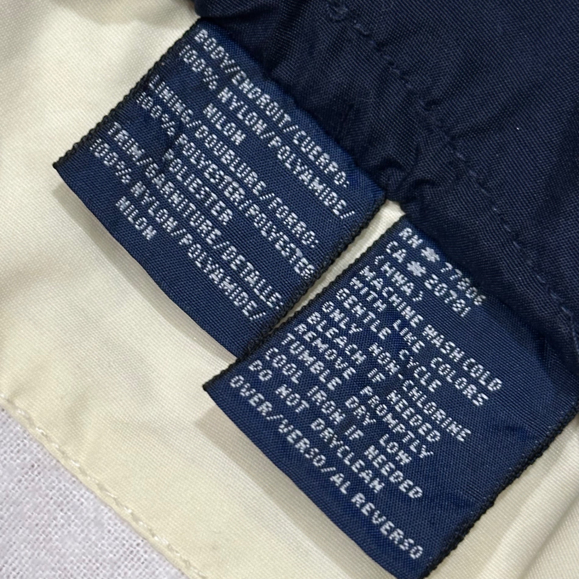 TOMMY HILFIGER(トミーヒルフィガー) 1990's Old Reversible Blouson 1990年代 オールド リバーシブル ブルゾン M アイボリー×ネイビー×レッド
