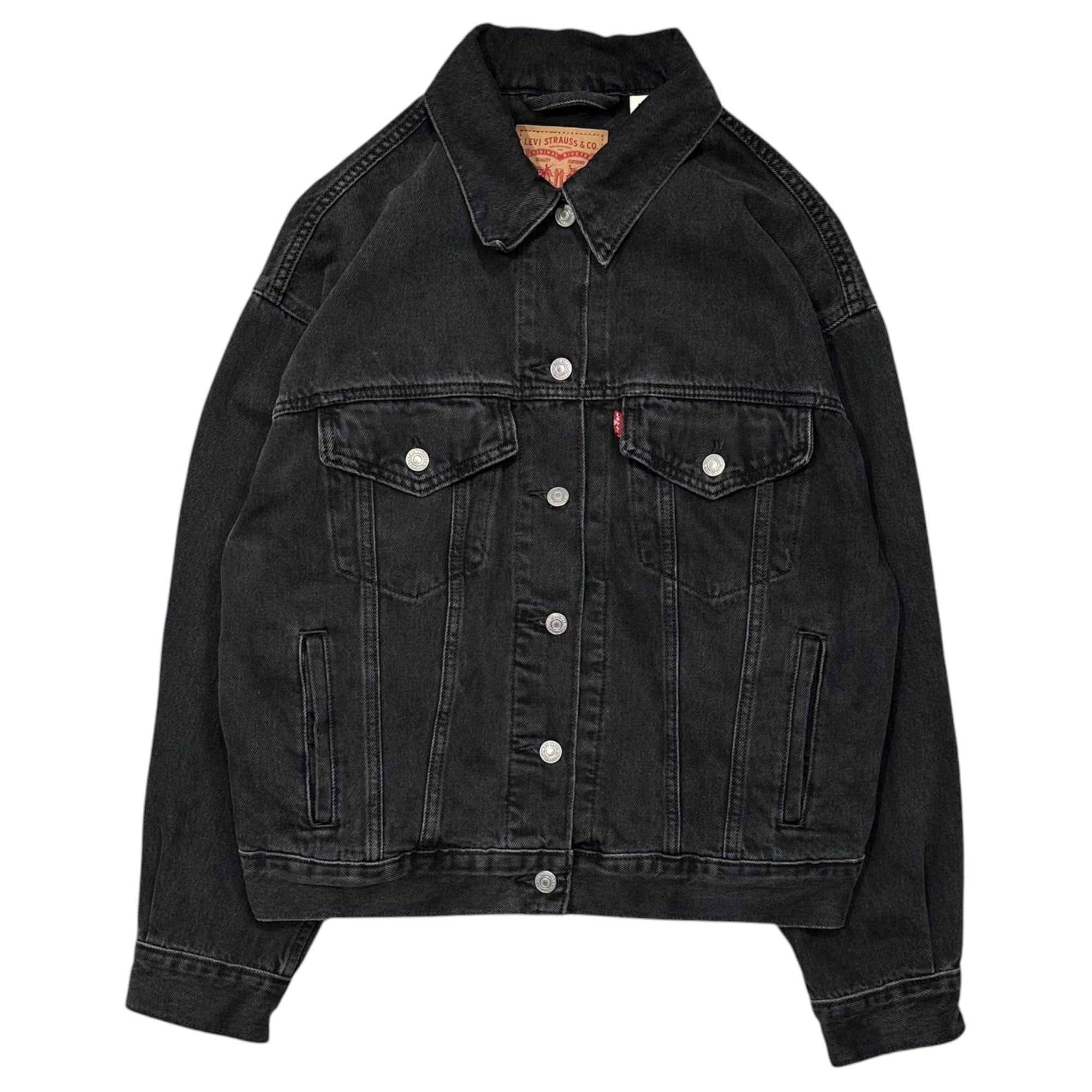 Levi's(リーバイス) TRUCKER JACKET ブラック デニム トラッカー ジャケット A1743-0044 S ブラック 90S 復刻