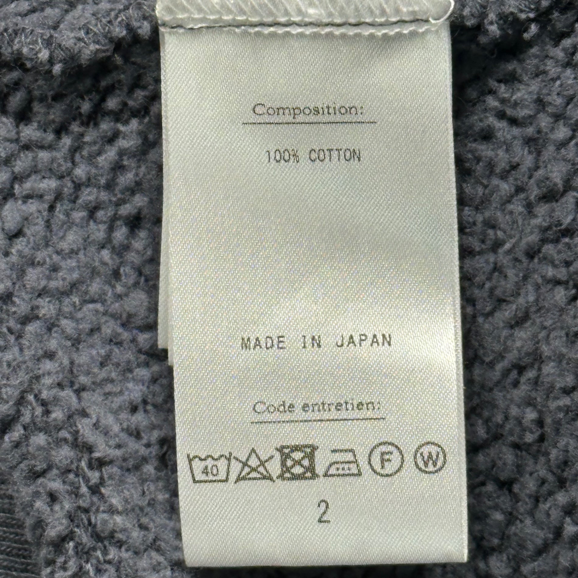 A.PRESSE(アプレッセ) Vintage Sweatshirt ヴィンテージ スウェット 23SAP-05-03K 2 ネイビー