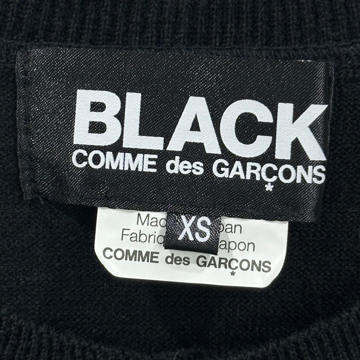 BLACK COMME des GARCONS(ブラックコムデギャルソン) 2009SS Checkered Pattern Short-Sleeve Wool Cardigan チェッカーフラッグ チェック 半袖 ウール カーディガン 1C-N004 XS ホワイト×ブラック AD2008 00s アーカイブ