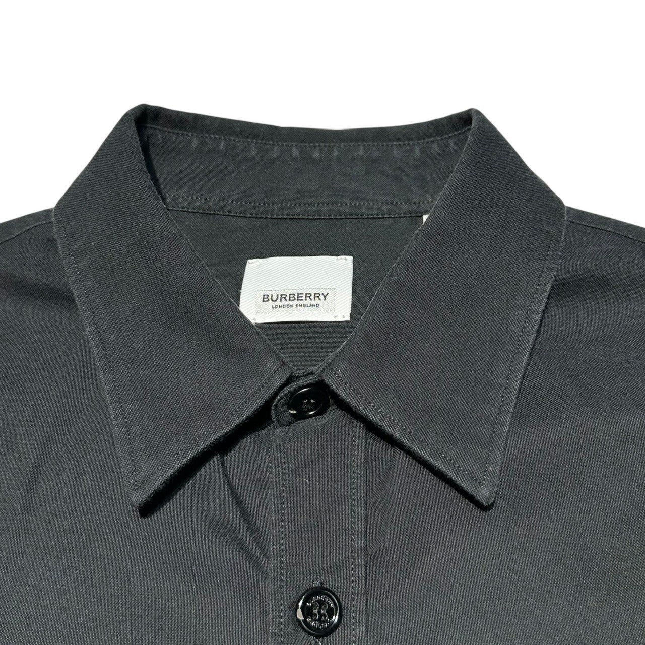 BURBERRY(バーバリー) 20SS Horse Ferry Print Logo Long Sleeve Shirt ホースフェリープリント ロゴ 長袖 シャツ 8029347 L ブラック