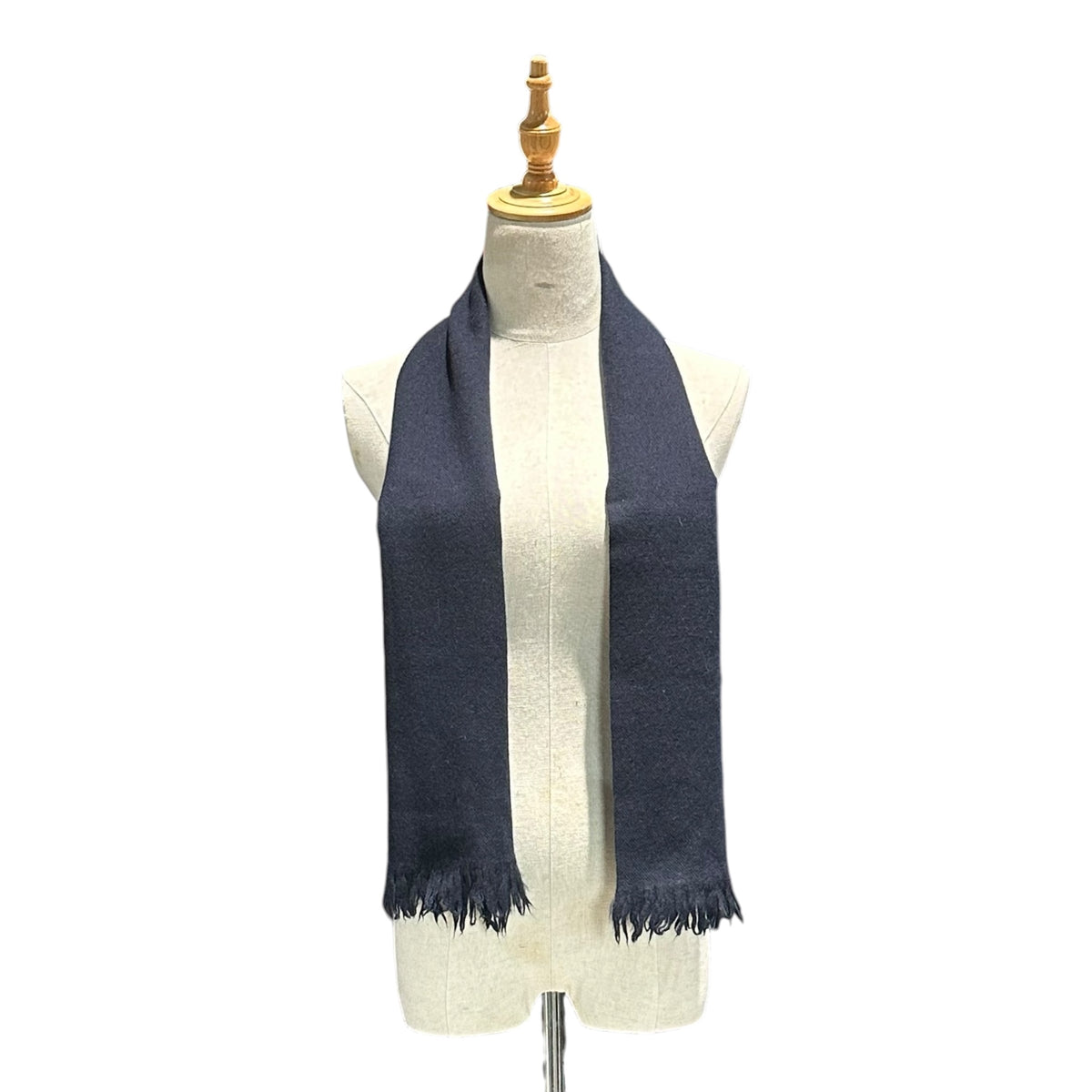 COMME des GARCONS HOMME(コムデギャルソンオム) 1990's Wool scarf ウール マフラー ネイビー 90年代 田中オム