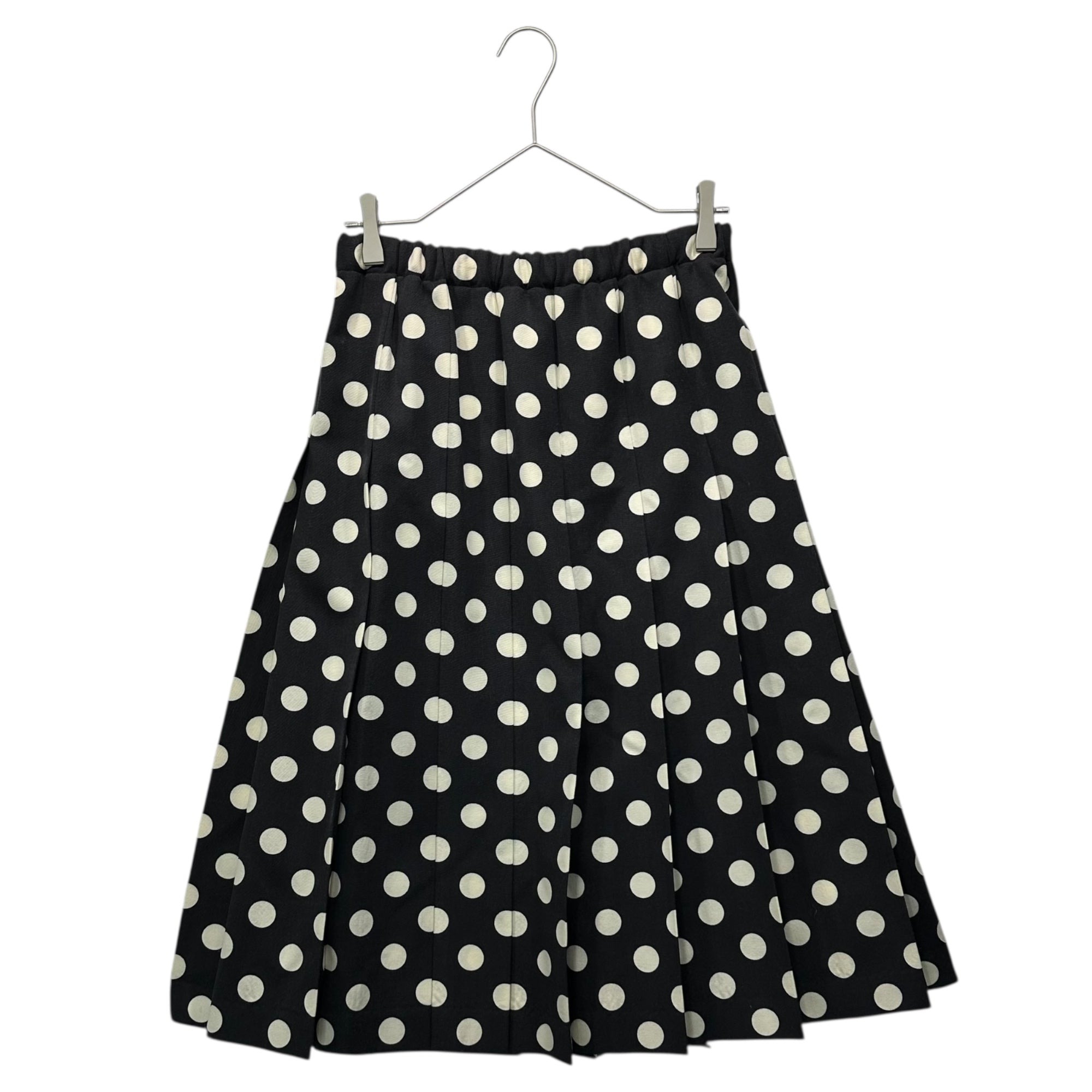 tricot COMME des GARCONS(トリココムデギャルソン) 13SS Polka Dot Wool Pleated Skirt ドット ウール プリーツ スカート TK-S204 FREE ブラック×オフホワイト AD2012
