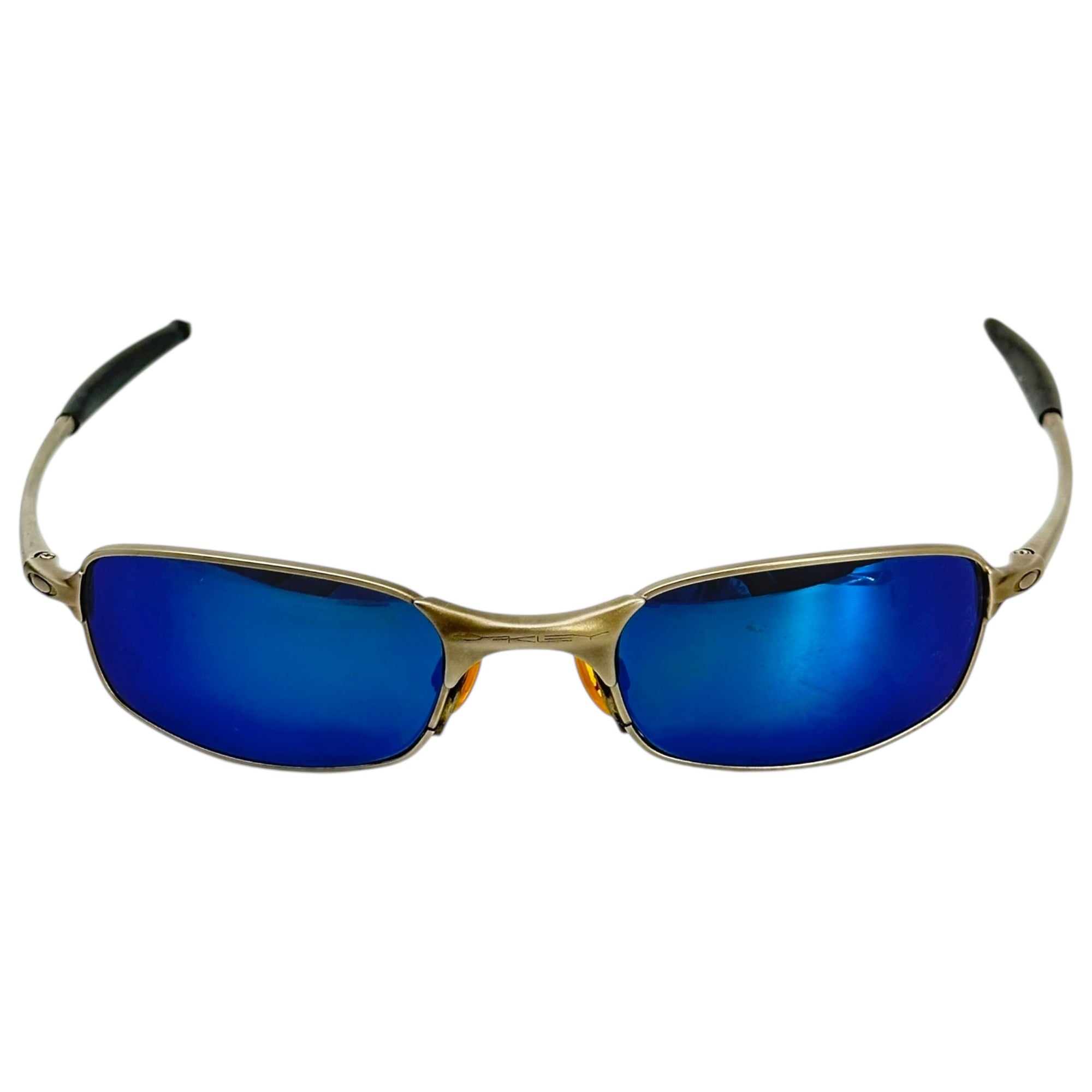 OAKLEY(オークリー) 00's Mirror Lens Metal Sunglasses ミラー レンズ メタル サングラス シルバー Y2K テック