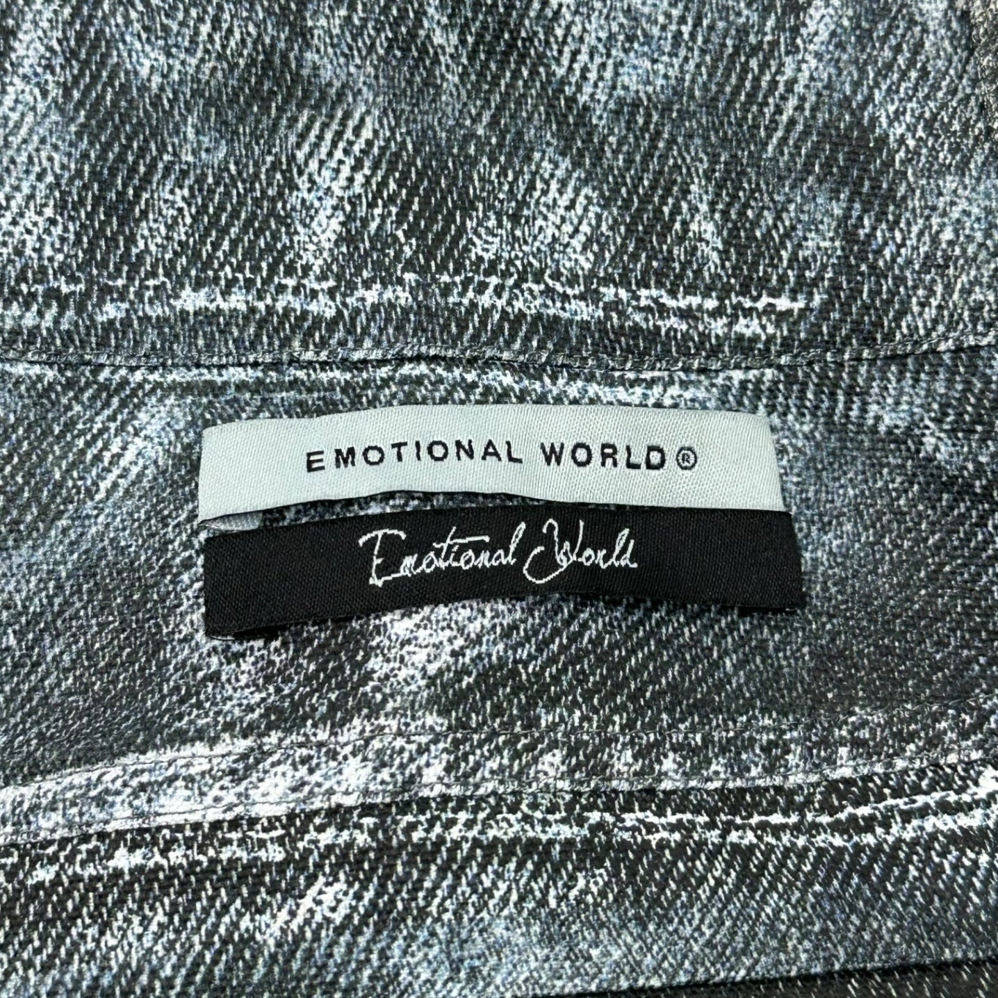 EMOTIONAL WORLD(エモーショナル ワールド) X-Ray Scanned Printed Jeans エックスレイ スキャン プリント ジーンズ 4(XL程度) ダークインディゴ