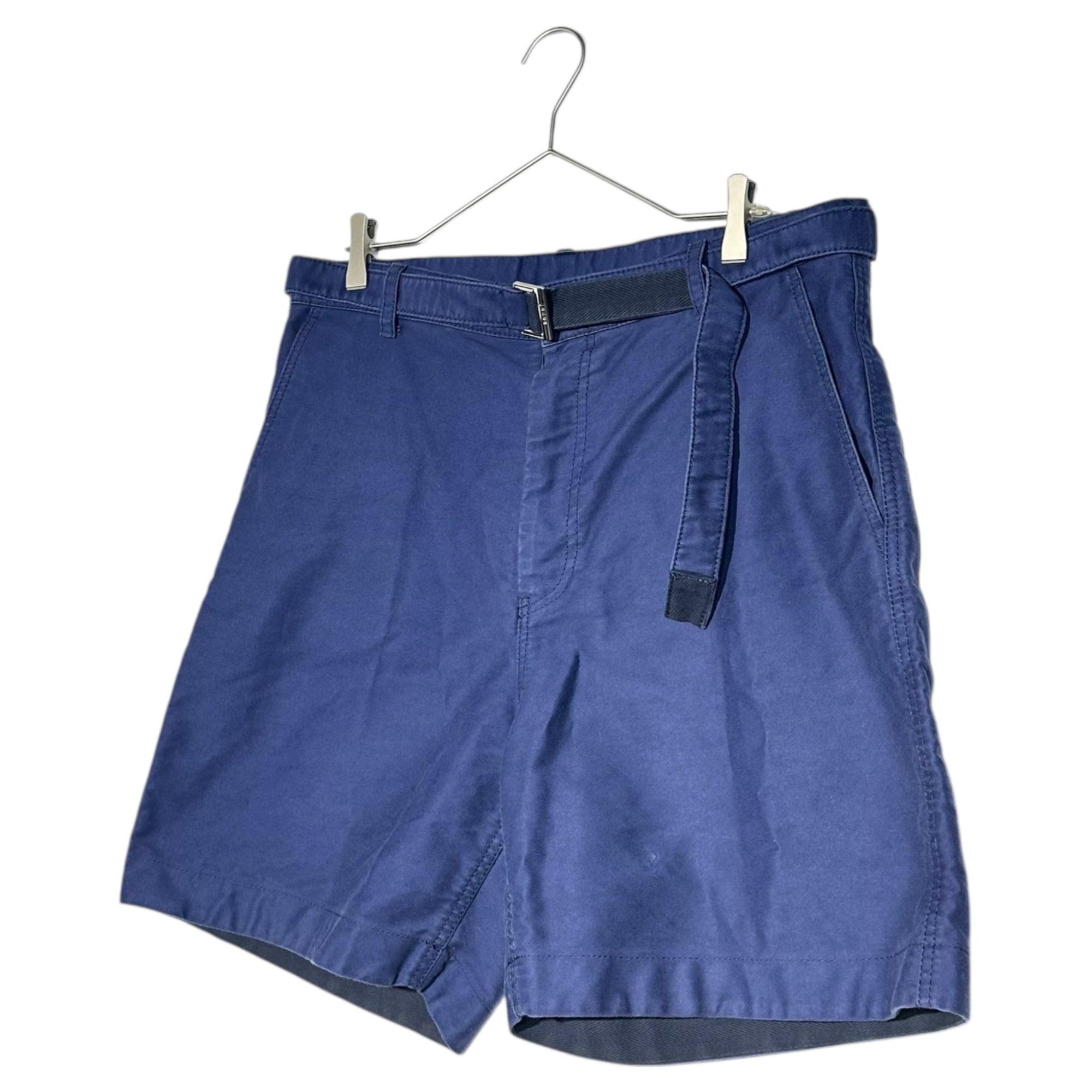 sacai(サカイ) 24SS Moleskin Shorts モールスキン ショーツ 24-03313M 4(XL程度) ネイビー ハーフ ショート パンツ