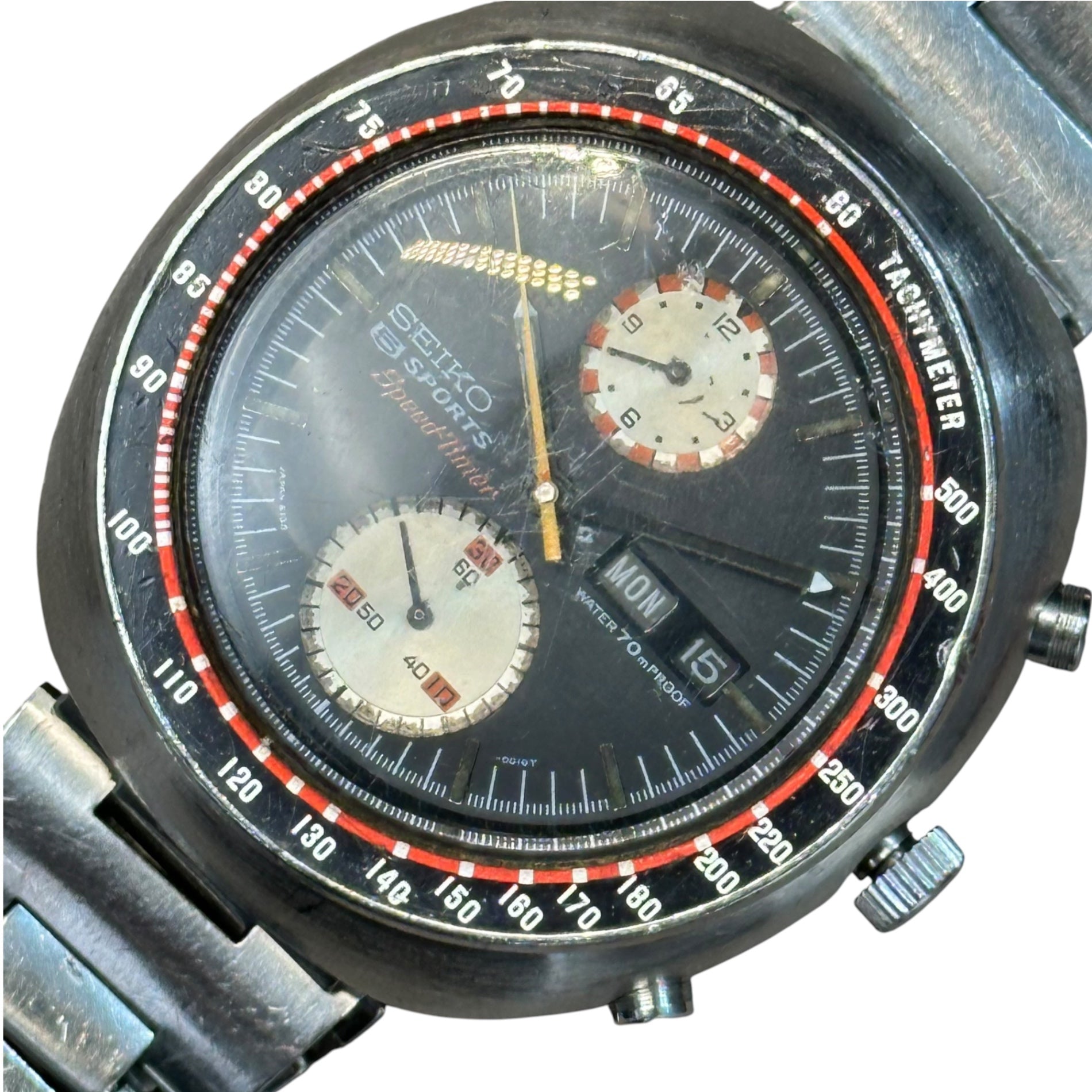 SEIKO(セイコー) SEIKO 5 SPORTS Speed-Timer セイコー 5 スポーツ スピードタイマー 6138-0010 シルバー 腕時計 自動巻
