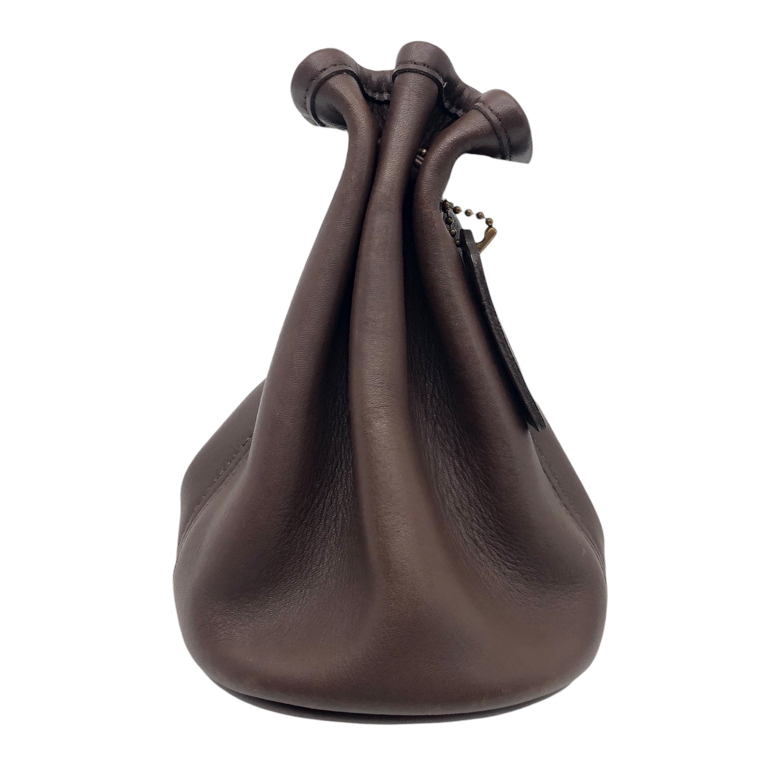 COACH(コーチ) OLD COACH mini drawstring shoulder bag ミニ 巾着 ショルダー バッグ ブラウン