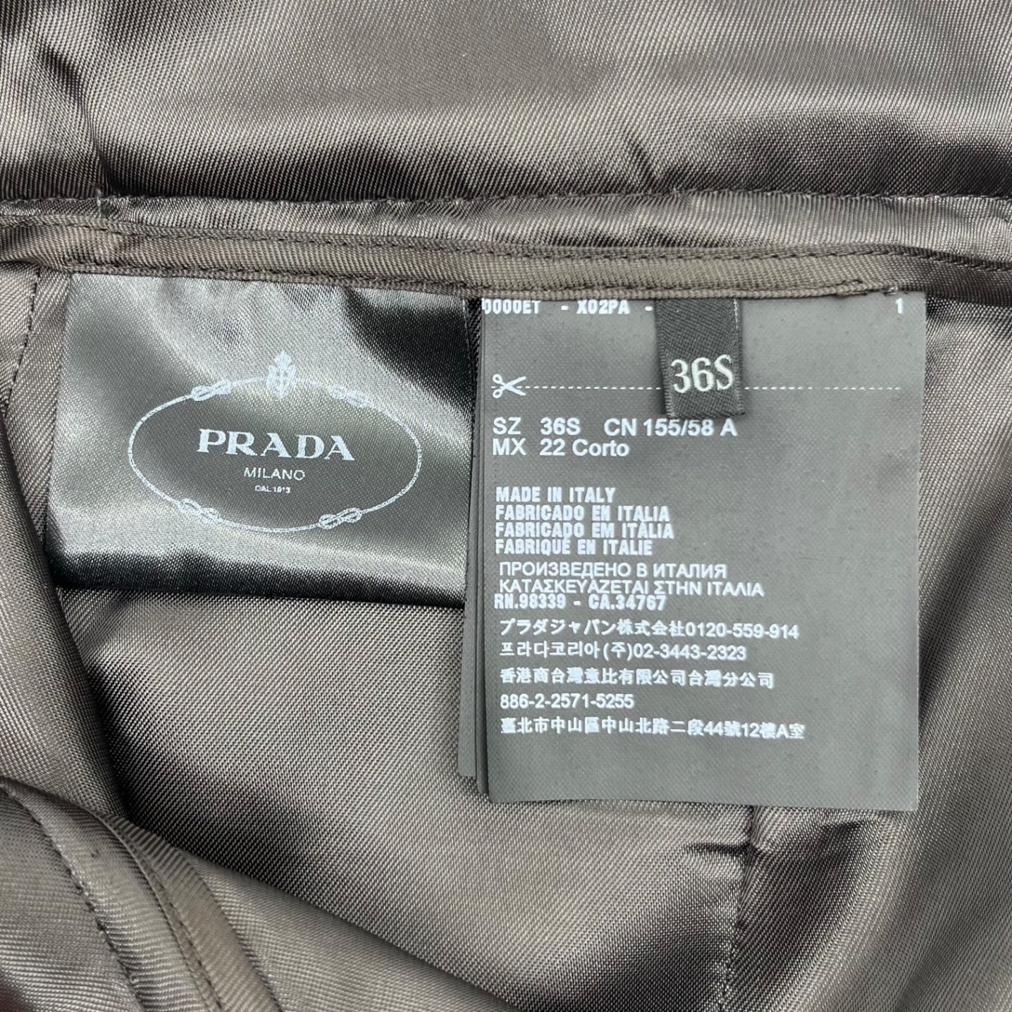 PRADA(プラダ) 17AW Alpaca shaggy mermaid skirt アルパカ シャギー マーメード スカート P190MG 36(S程度) グリーン