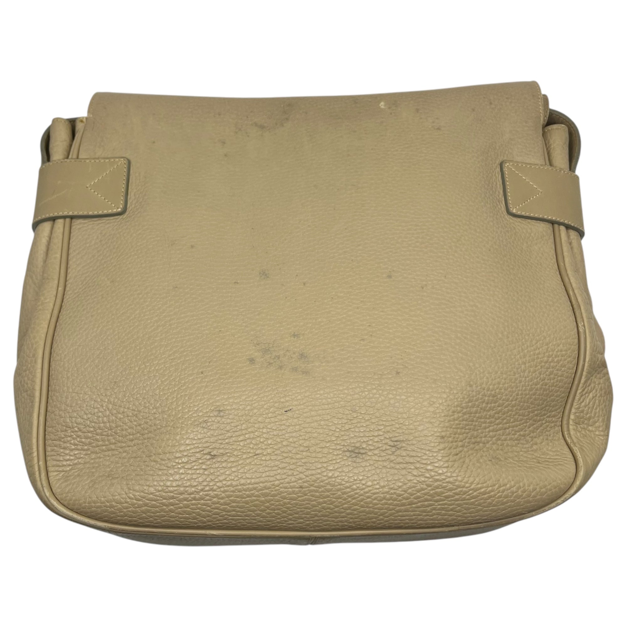 GUCCI(グッチ) Vintage GG logo Leather shoulder bag ヴィンテージ ロゴ レザー ショルダー バッグ 001/256/0260 ベージュ OLD