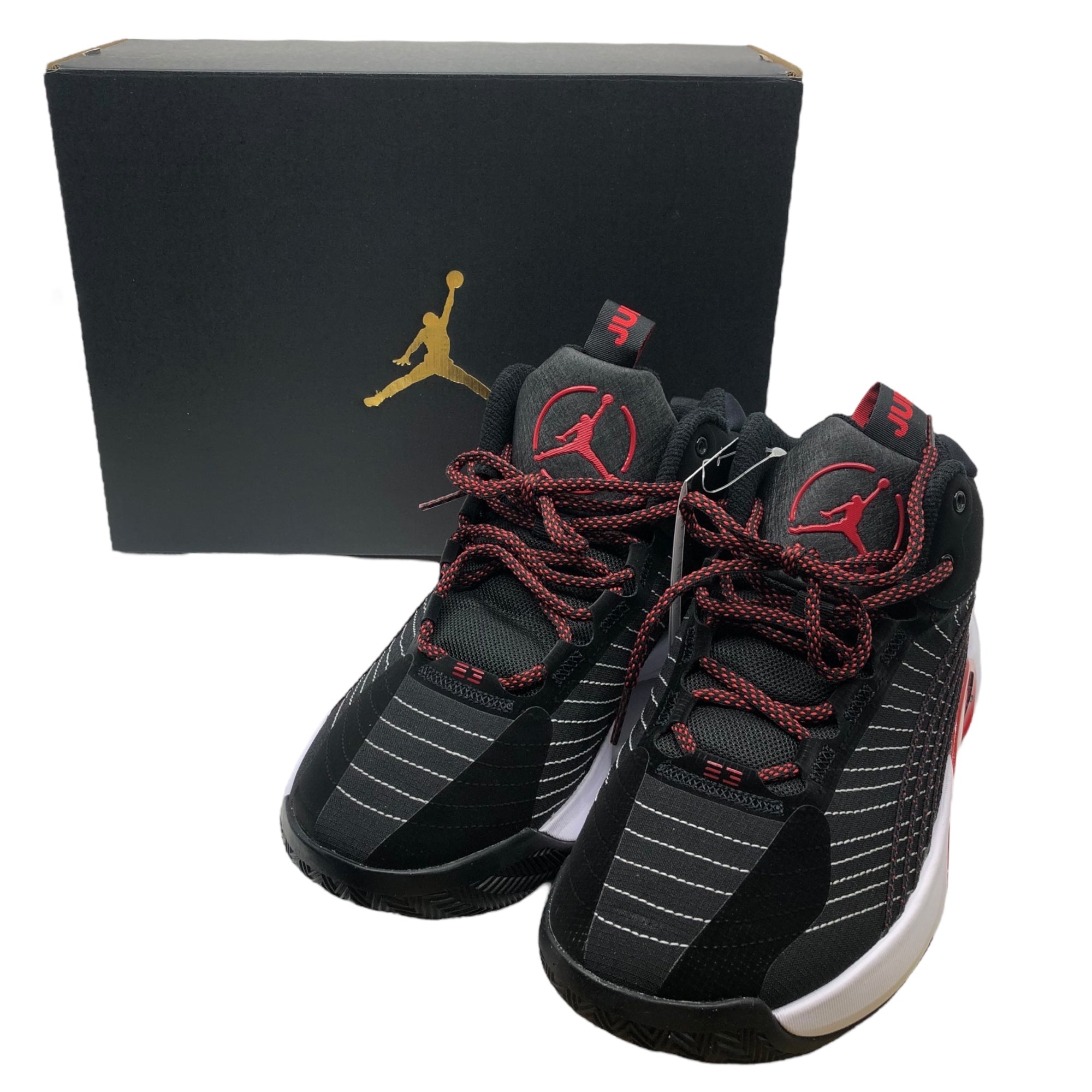 NIKE(ナイキ) JUMPMAN 2021 ジャンプマン CQ4021-006 25.5cm ブラック×レッド バッシュ バスケット シューズ スニーカー