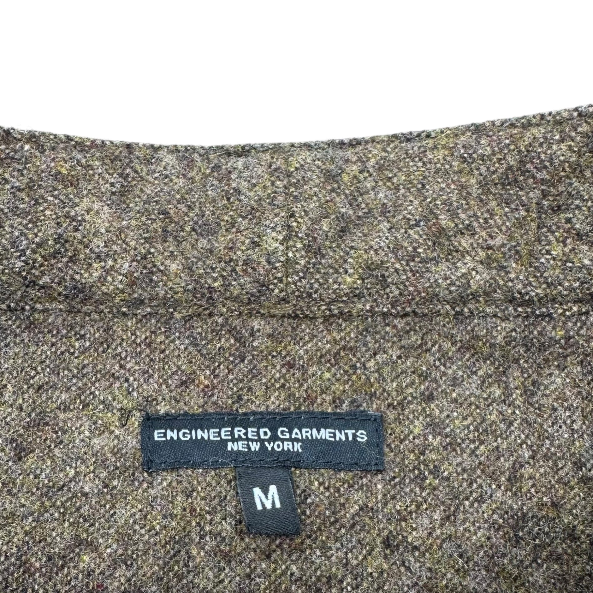 Engineered Garments(エンジニアードガーメンツ) S/S Smock -13oz Wool Flannel 半袖 ウール フランネル スモック M ブラウン プルオーバー