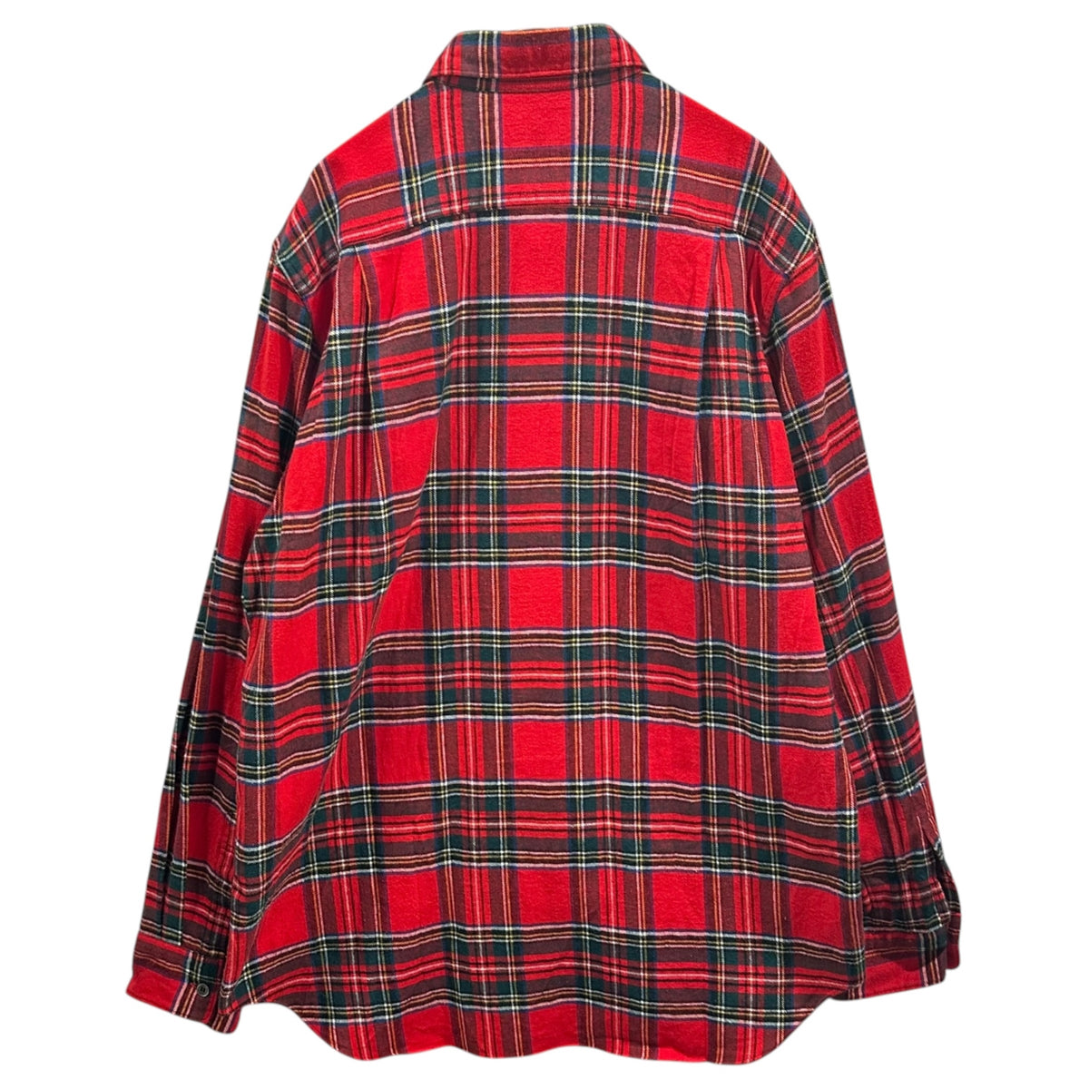 COMME des GARCONS HOMME PLUS(コムデギャルソンオムプリュス) 2004AW Lost Englishman Era Floral Print Check Flannel Shirt ロストイングリッシュマン期 フラワー装飾 チェック ネルシャツ PN-B041 FREE レッド AD2004 00s アーカイブ