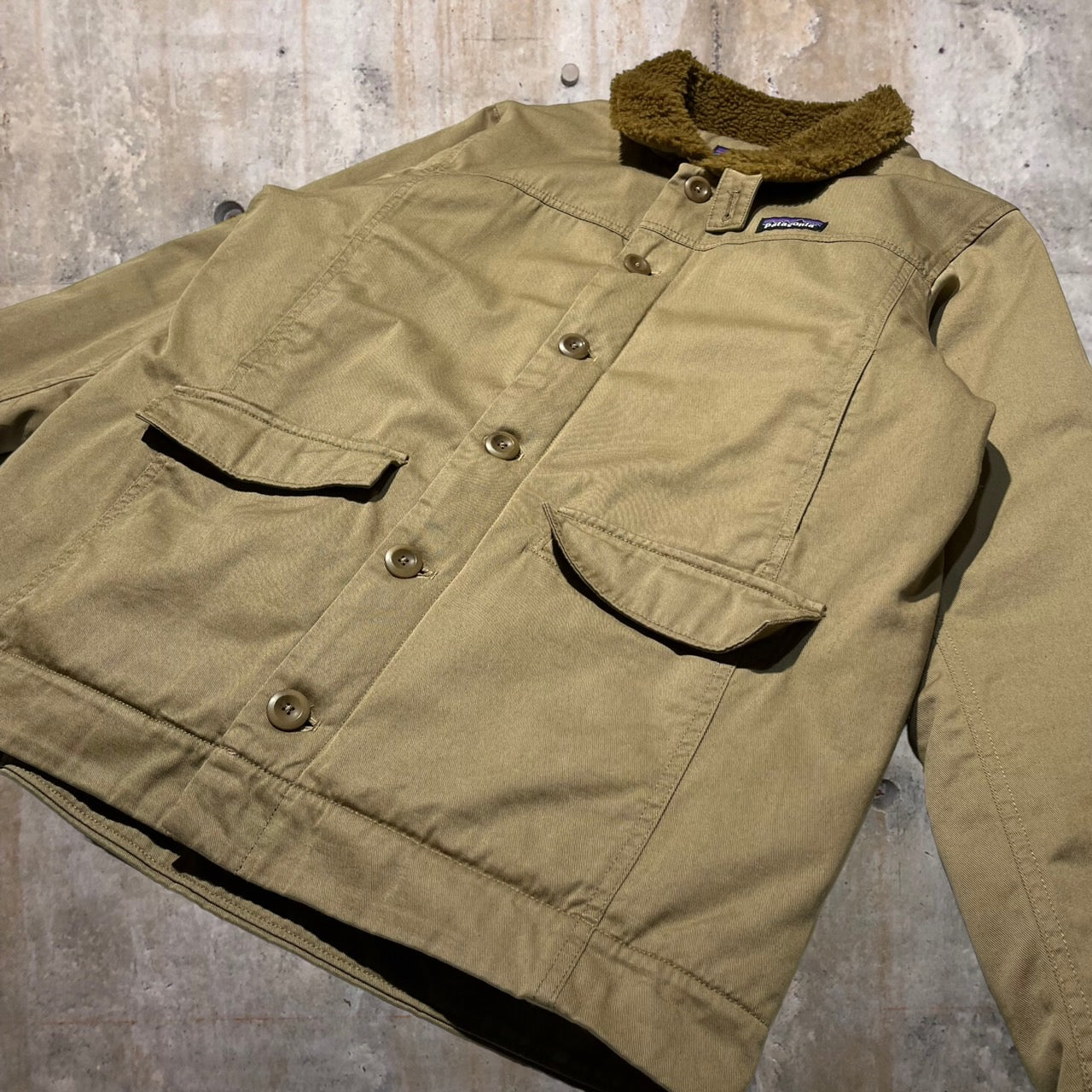 Patagonia(パタゴニア) 21AW Maple Grove Deck Jacket/メープル・グローブ・デック・ジャケット/裏ボアジャケット 26996 F21 M カーキ(ベージュ)