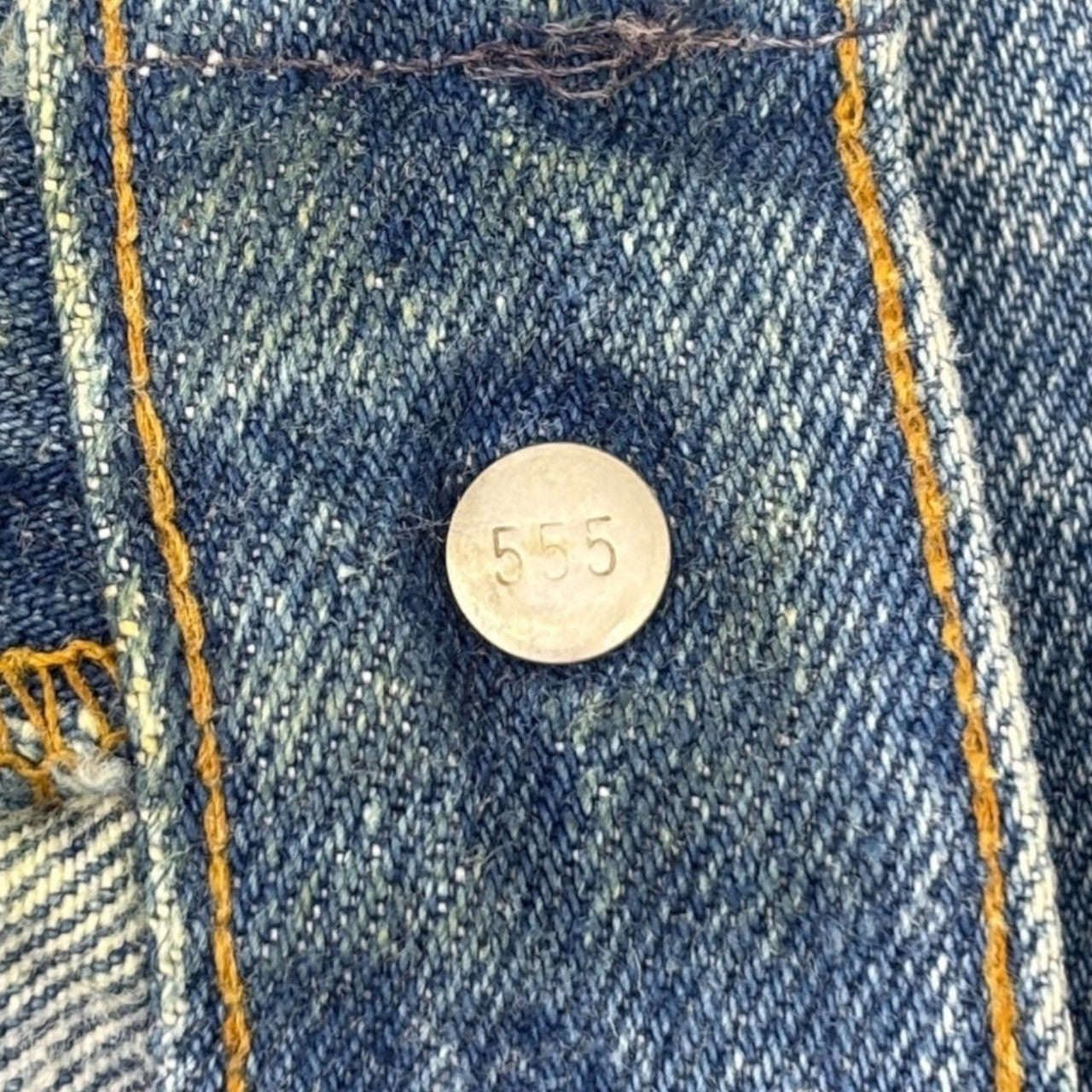 Levi's(リーバイス) 90's 501 Valencia Factory 555 Vintage denim pants バレンシア工場 ヴィンテージ ストレート デニム パンツ 501-5900 W30 L36 インディゴ USA製 90年代 裏ボタン555