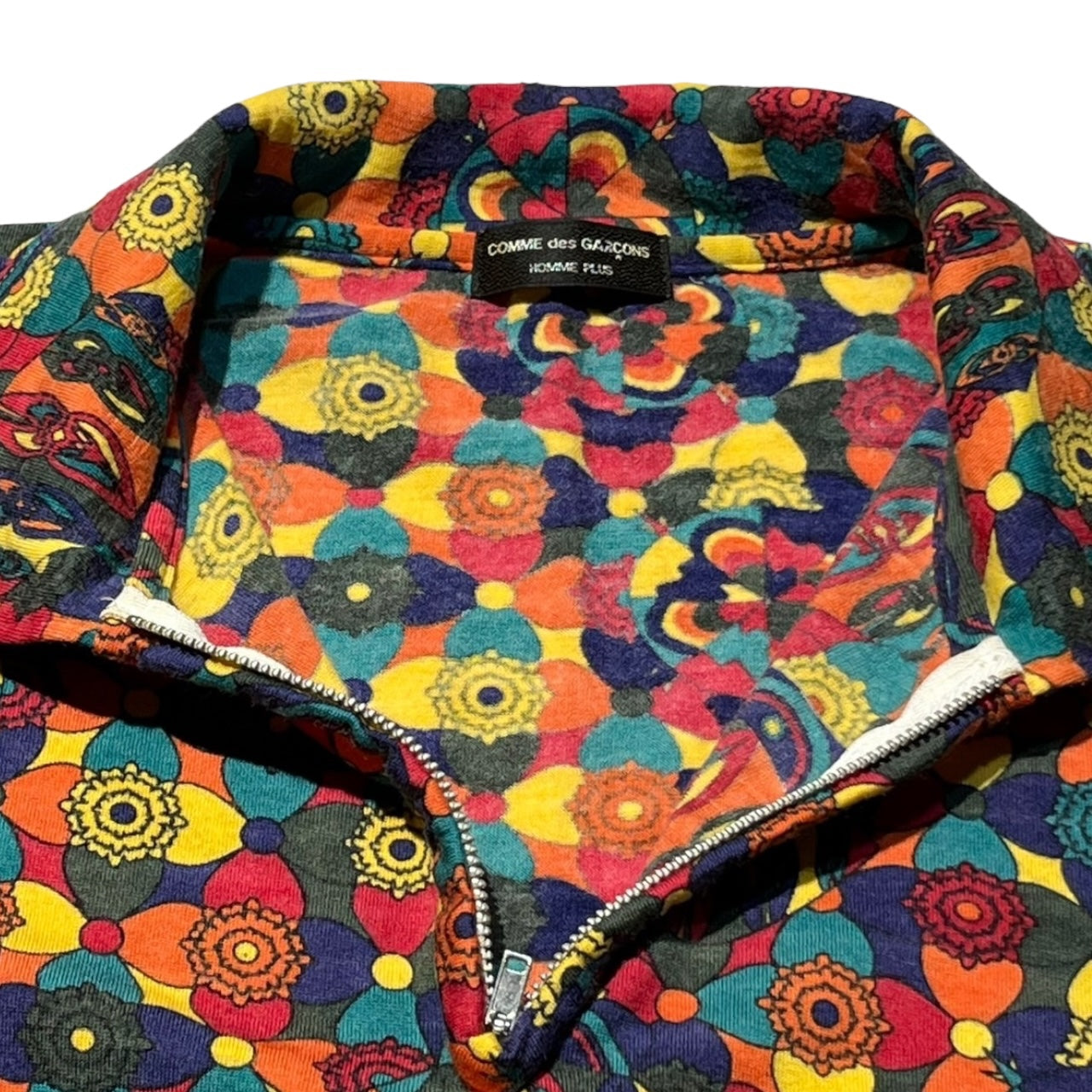 COMME des GARCONS HOMME PLUS(コムデギャルソンオムプリュス) 01AWサイケ期ハーフジップウールオーバー PC-T007 表記なし(M~L程度) ミックス AD2001