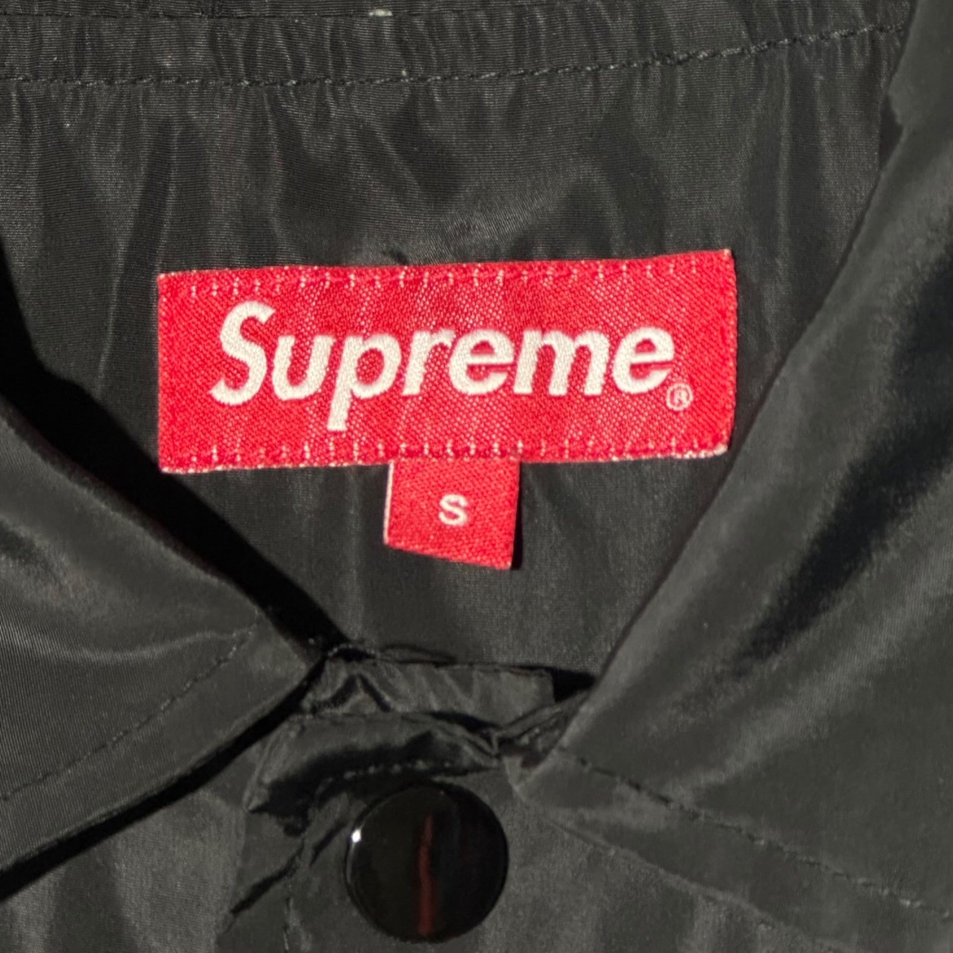 SUPREME(シュプリーム) 16SS Spin Coaches Jacket スピン コーチ ジャケット S ブラック