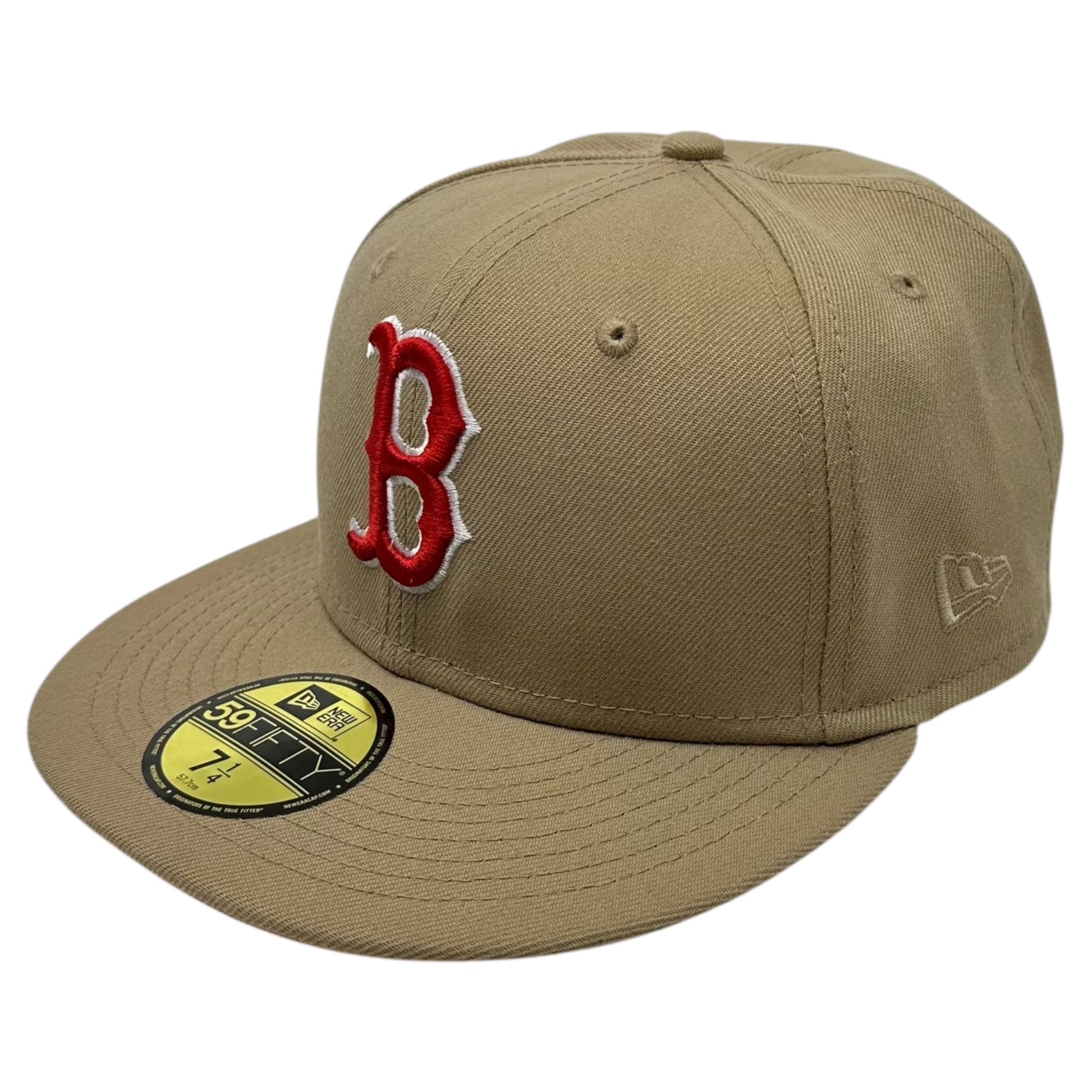 NEW ERA(ニューエラ) X JOE FRESHGOODS BOSTON RED SOX 59FIFTY FITTED CAP ジョーフレッシュ フィッテッド ベースボール キャップ 7 1/4 ベージュ×レッド MLB ボストンレッドソックス