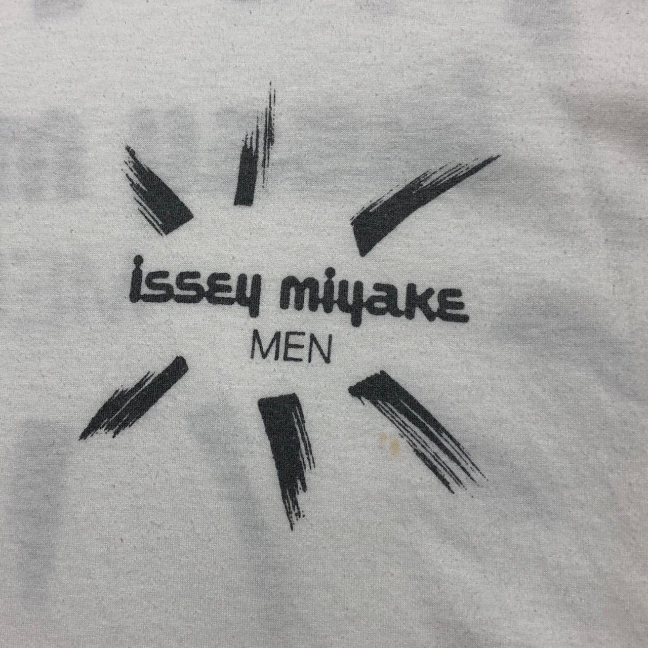 ISSEY MIYAKE MEN(イッセイミヤケメン) 80's vintage logo T-shirt 初期 ヴィンテージ ロゴ Tシャツ XM08241DC FREE ホワイト 筆タグ 80年代 半袖