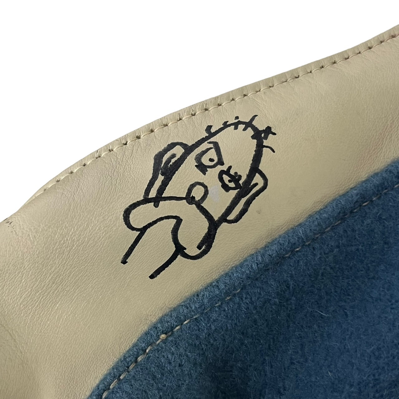 NELSON'S(ネルソンズ) 80's ヴィンテージワッペンスタジャン/スタジアムジャンパー/ブルゾン/ジャケット 42(XKサイズ程度) スカイブルー×ホワイト USA製 80年代